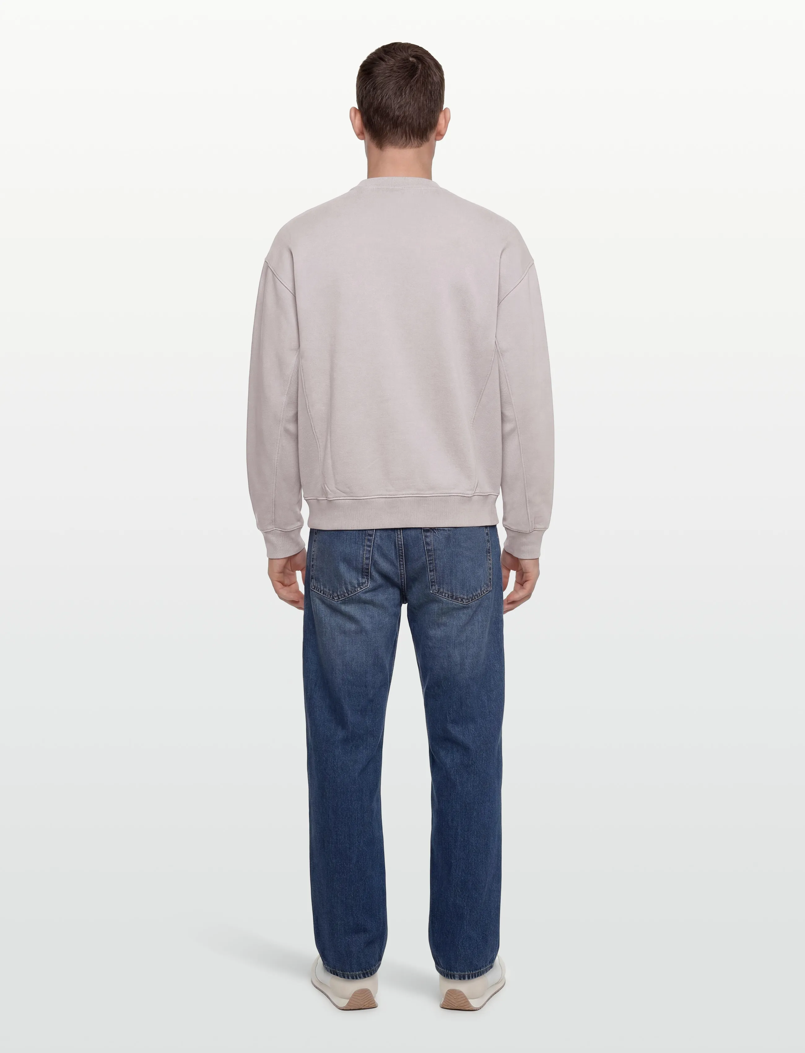 Lyle & Scott Heavy Laundered Crew Neck Sweatshirt herr – bild 3
