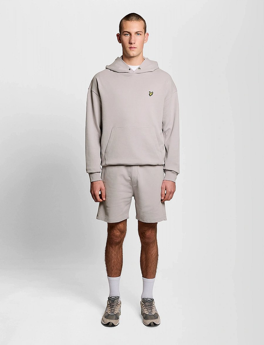 Lyle & Scott - Heavy Laundered Sweatshort - lühikesed dressipüksid - y116 pale lavendar - 0