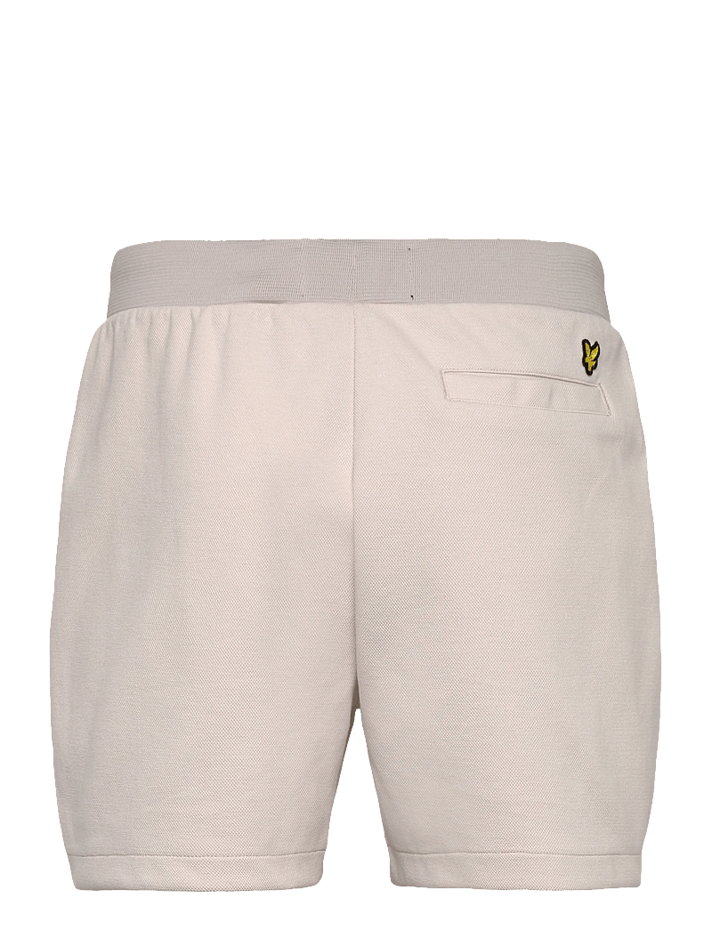 Lyle & Scott - Pique Track Short - träningsshorts - y135 pink tile - 1