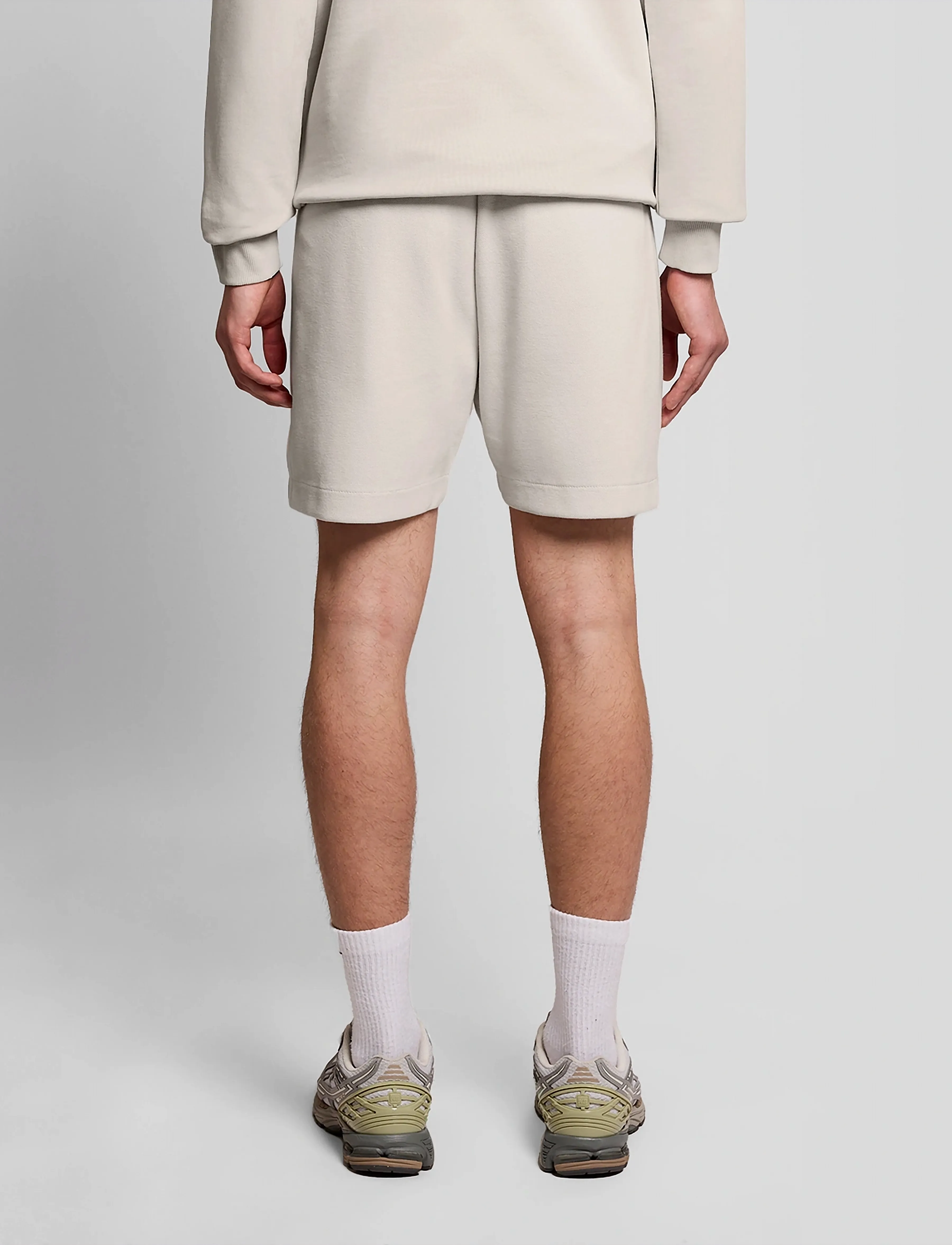 Lyle & Scott - Pique Track Short - mænd - y135 pink tile - 3