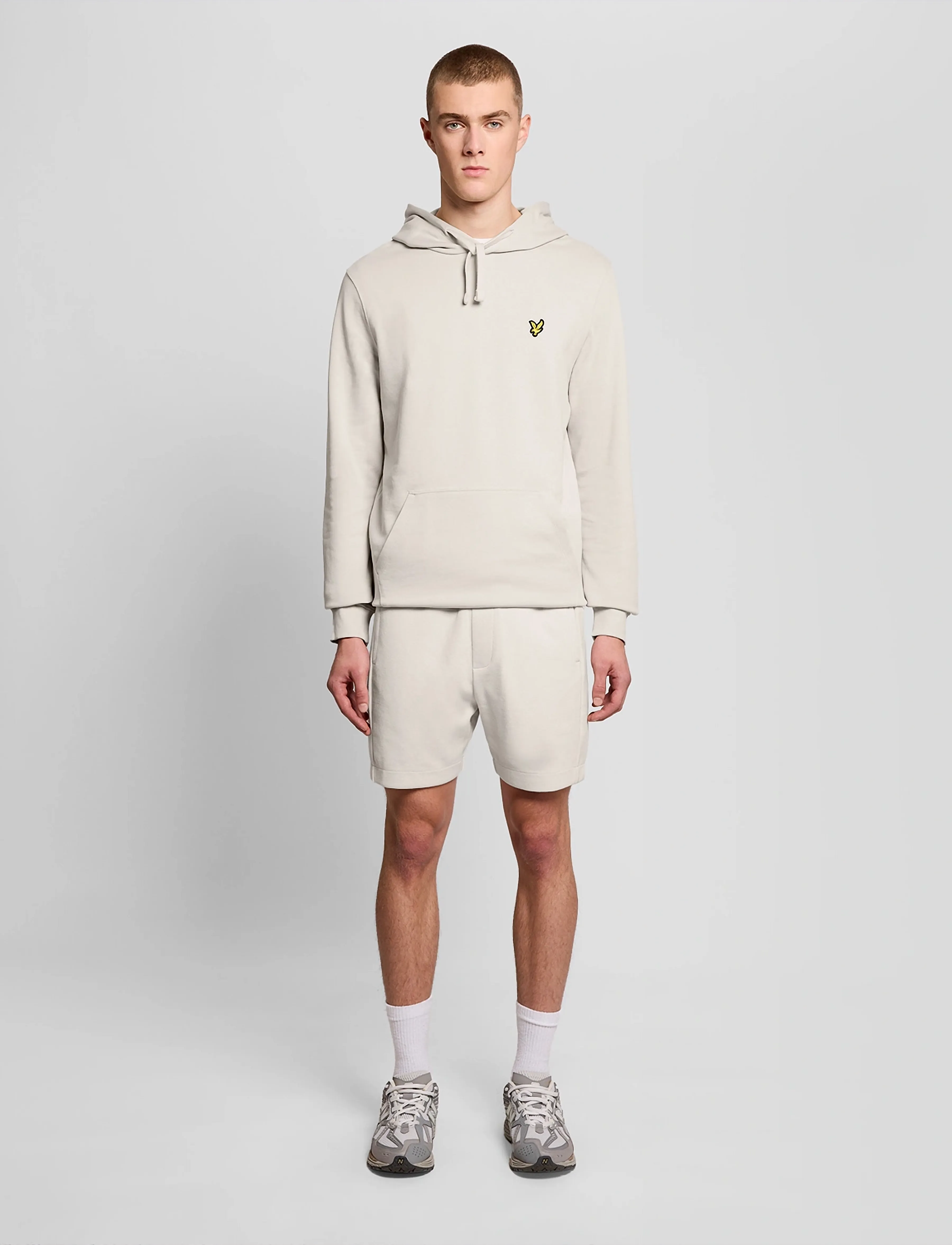 Lyle & Scott - Pique Track Short - mænd - y135 pink tile - 5