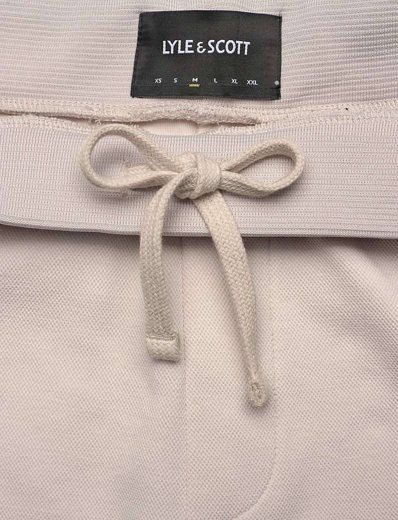 Lyle & Scott - Pique Track Short - träningsshorts - y135 pink tile - 3