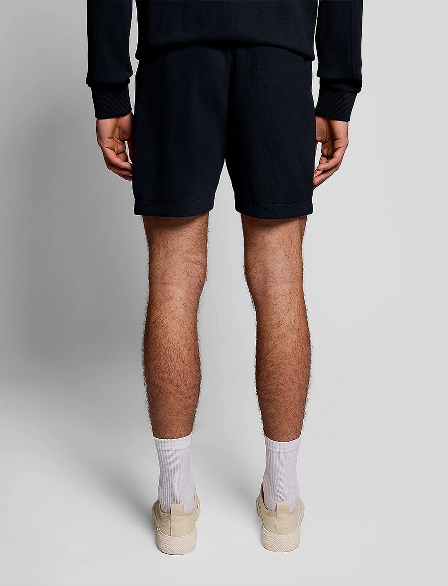 Lyle & Scott - Pique Track Short - lühikesed dressipüksid - z271 dark navy - 3