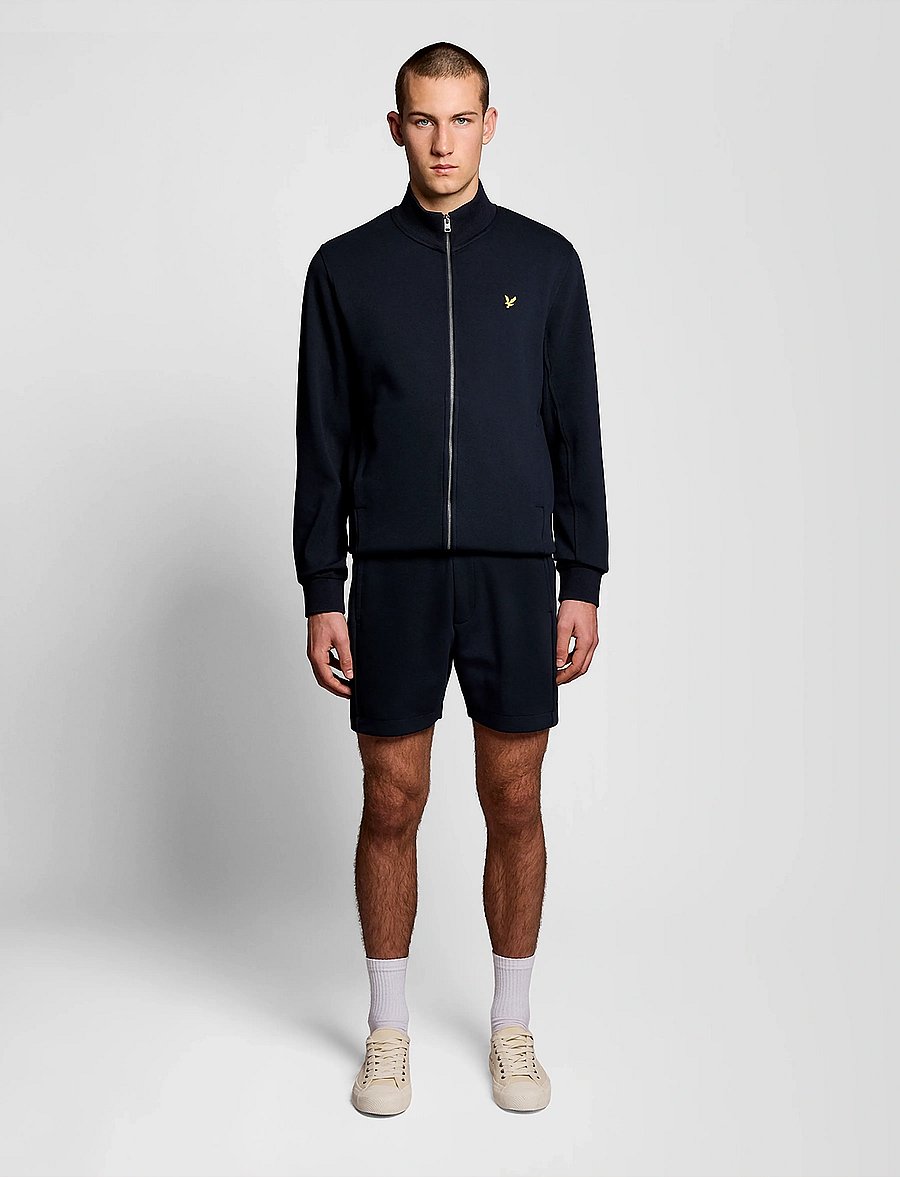 Lyle & Scott - Pique Track Short - lühikesed dressipüksid - z271 dark navy - 4