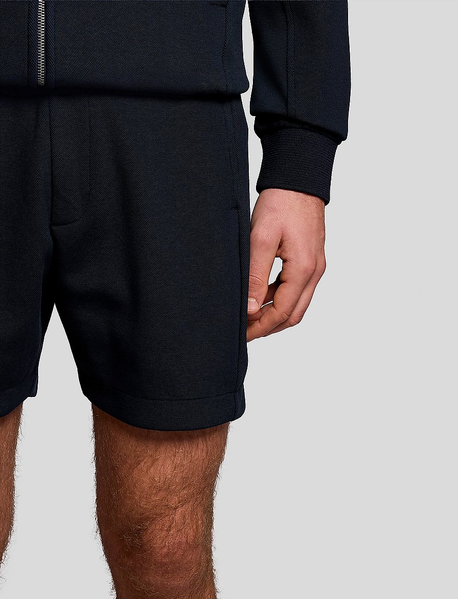 Lyle & Scott - Pique Track Short - lühikesed dressipüksid - z271 dark navy - 5