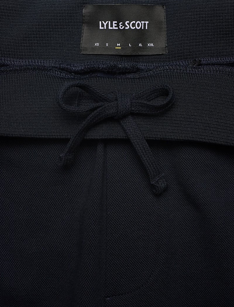 Lyle & Scott - Pique Track Short - träningsshorts - z271 dark navy - 3