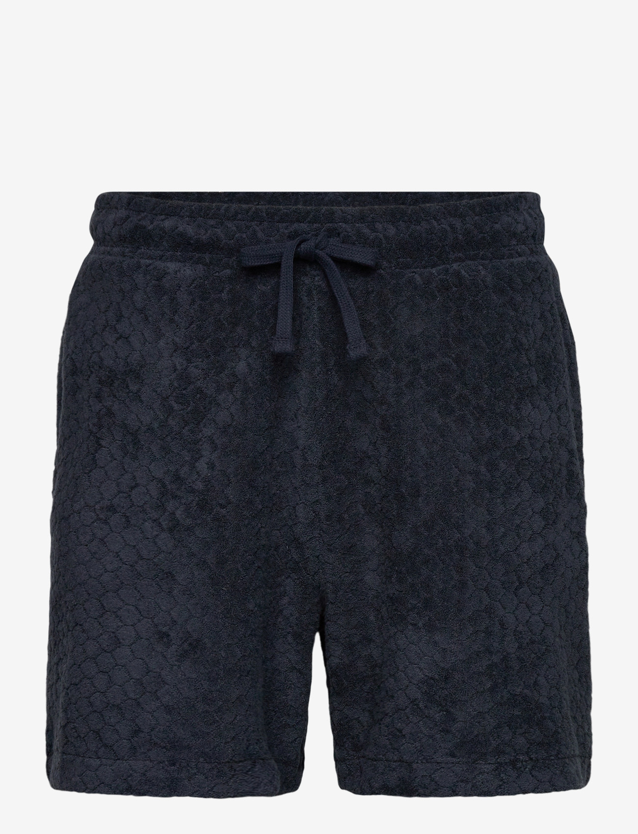 Lyle & Scott - Honeycomb Towelling Short - lühikesed dressipüksid - dark navy - 0