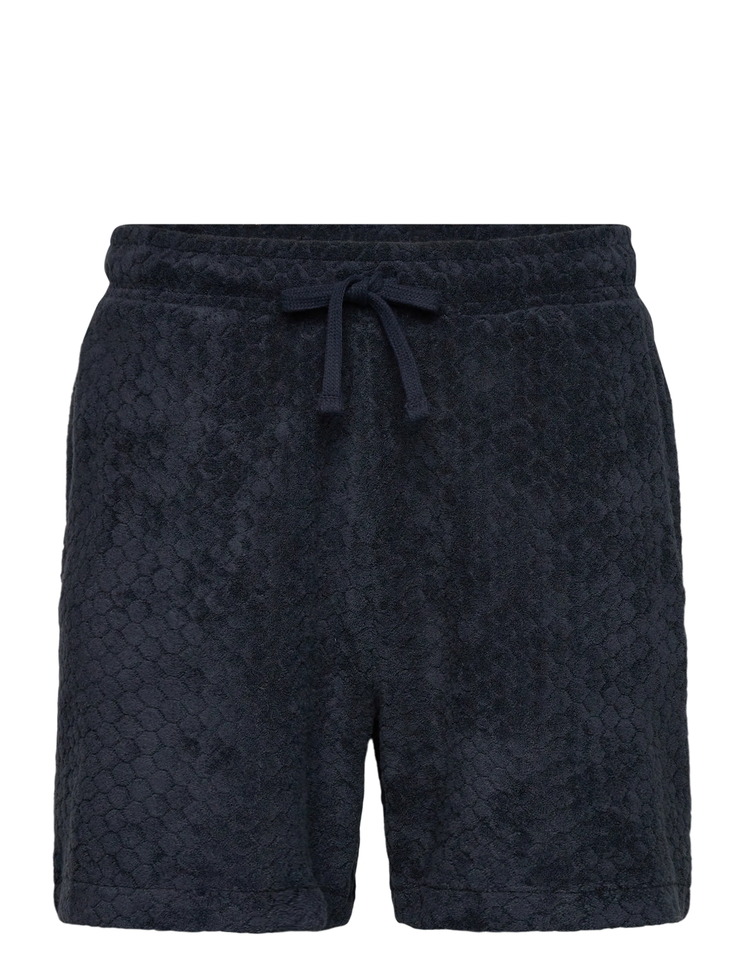 Lyle & Scott Honeycomb Towelling Short - Uutuudet - DARK NAVY / navy