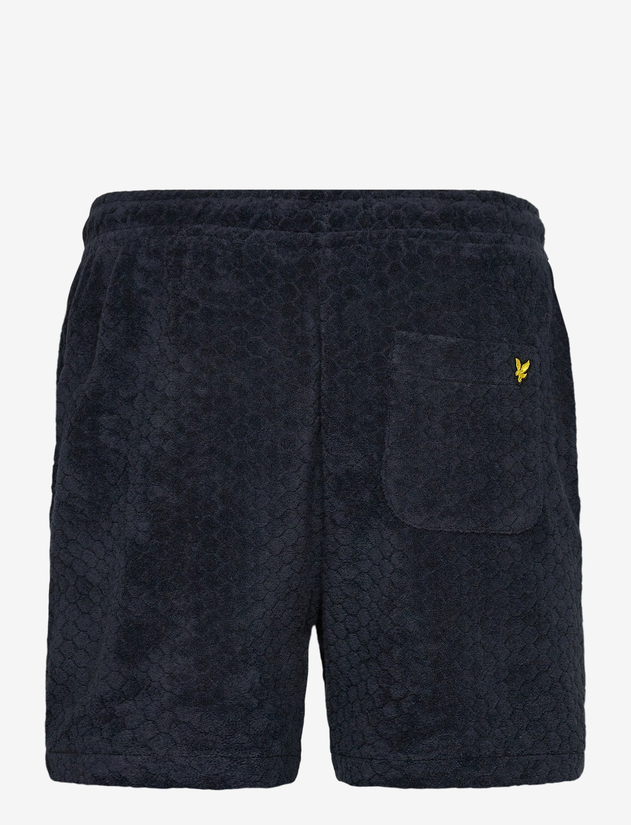 Lyle & Scott - Honeycomb Towelling Short - lühikesed dressipüksid - dark navy - 1