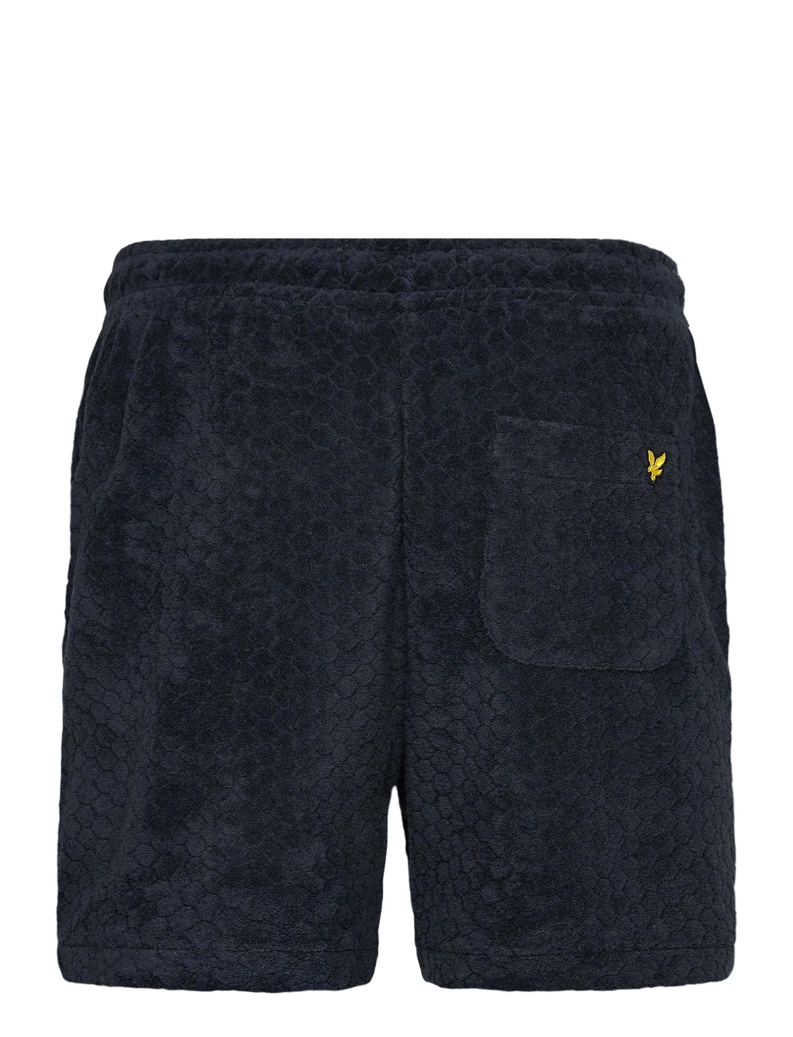 Lyle & Scott - Honeycomb Towelling Short - vyrams - dark navy - 2