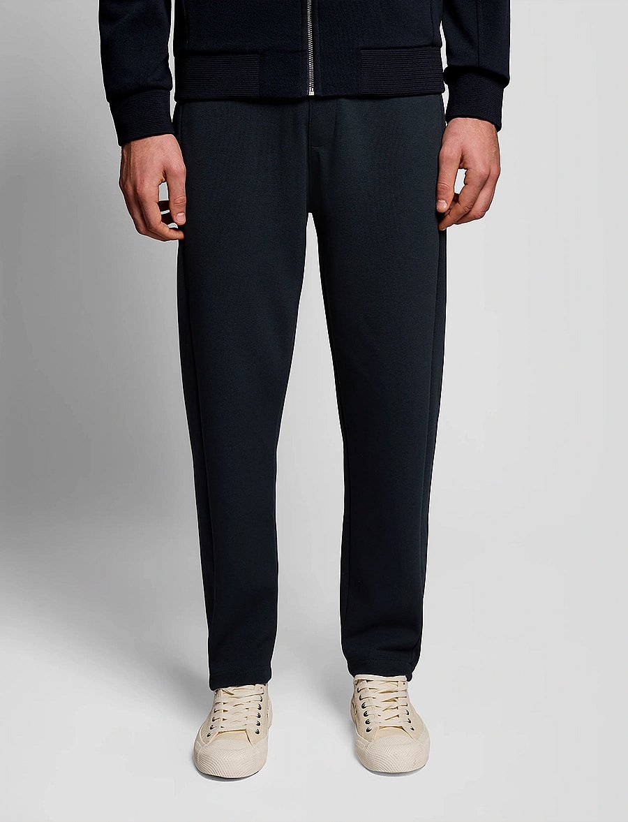 Lyle & Scott - Pique Track Pant - pants - z271 dark navy - 0