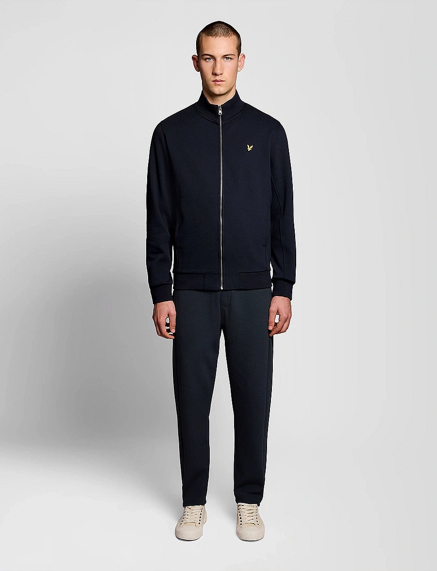 Lyle & Scott - Pique Track Pant - pants - z271 dark navy - 4