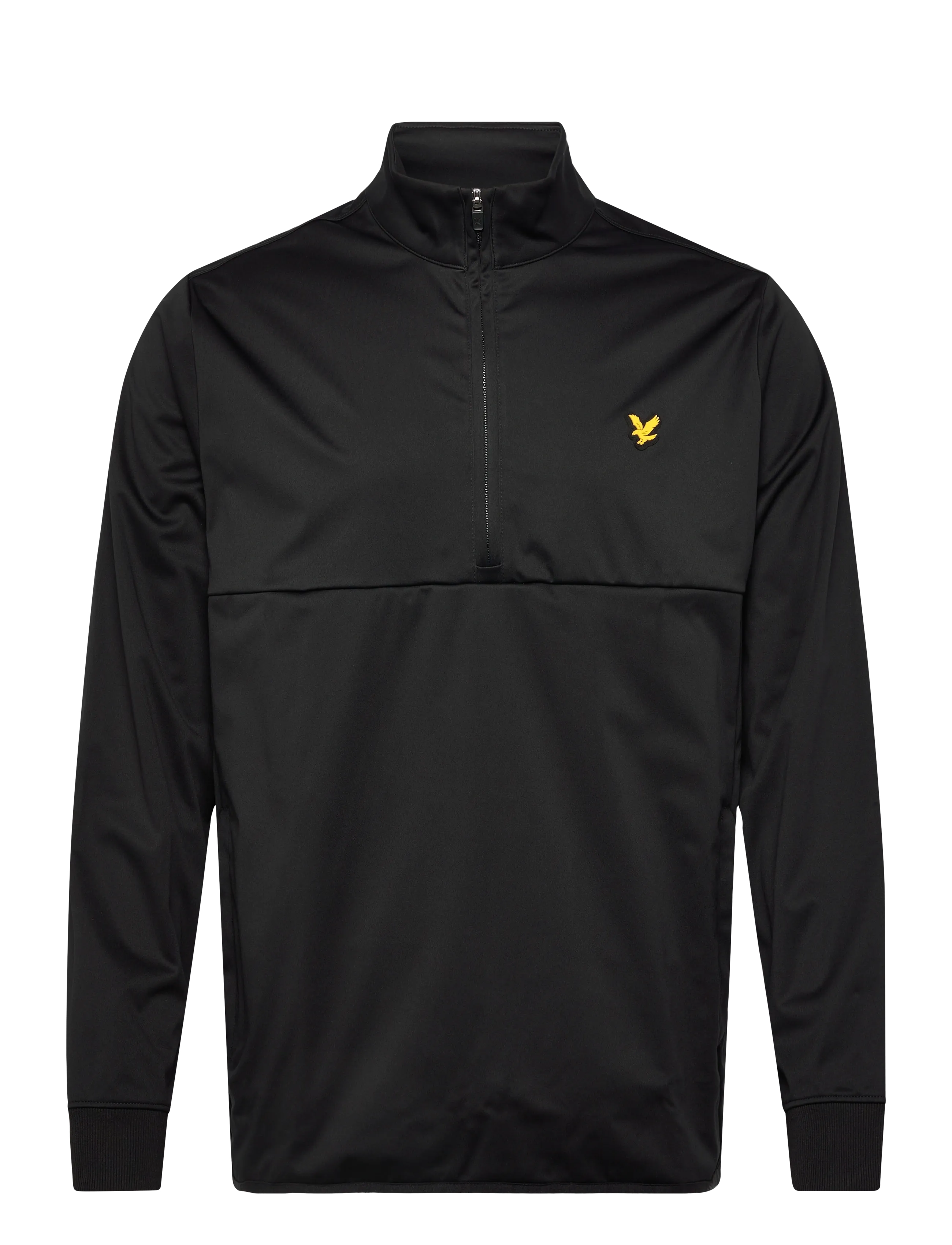 Lyle & Scott Golf Half Zip Windjammer Midlayer - Tänavastiil - Z865 JET BLACK / black