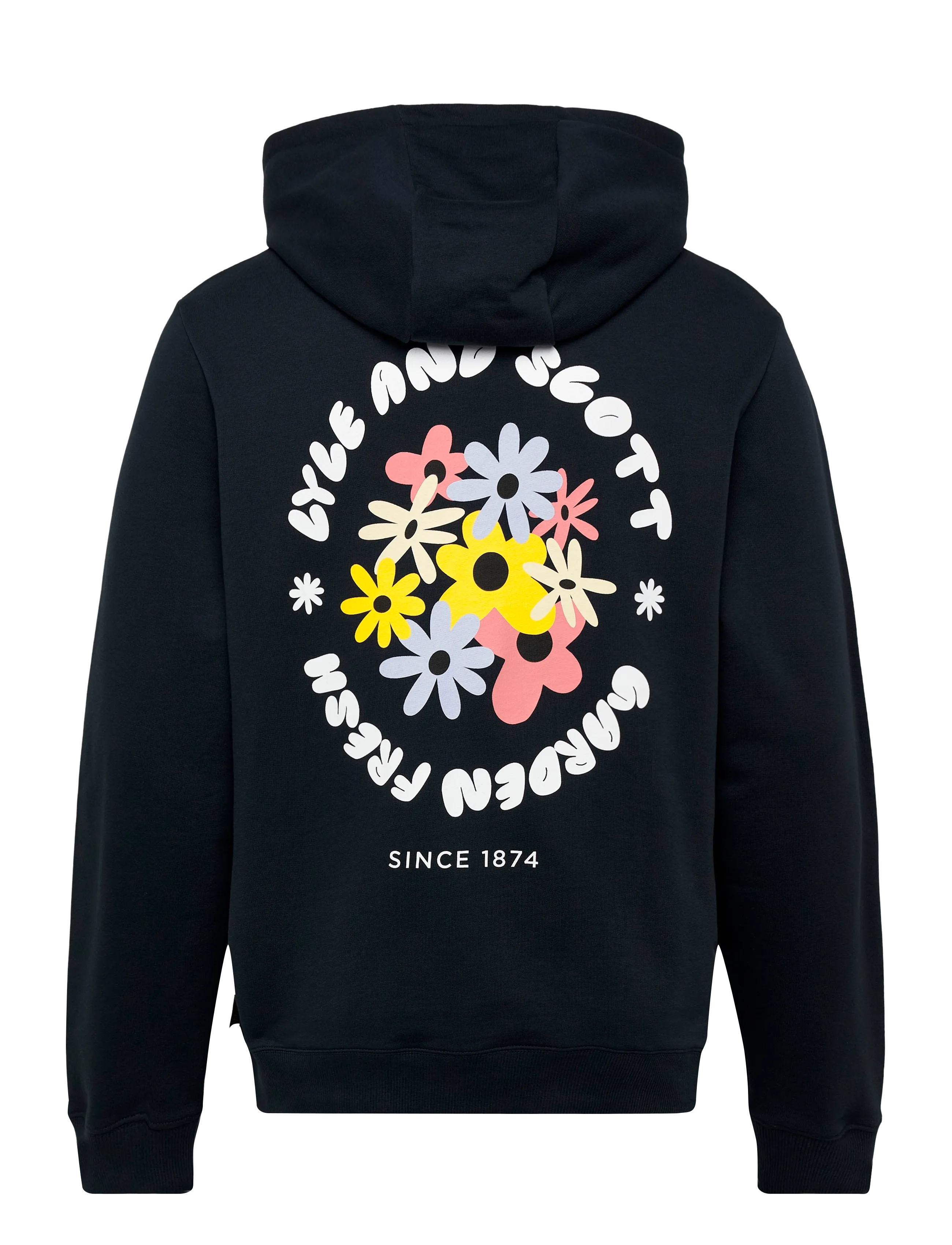 Lyle & Scott - Nature Graphic Pullover Hoodie - hoodies - dark navy - 2