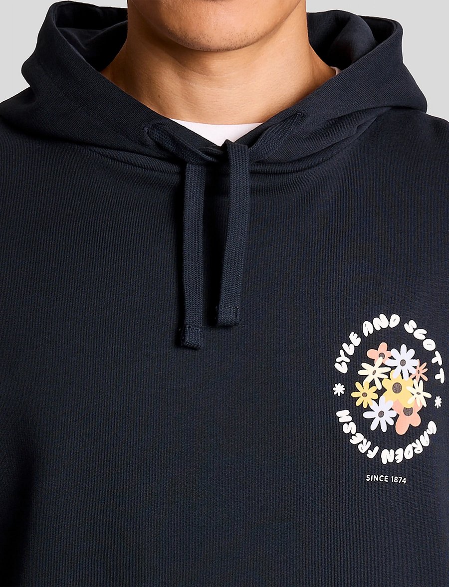 Lyle & Scott - Nature Graphic Pullover Hoodie - kapuzenpullover - dark navy - 5