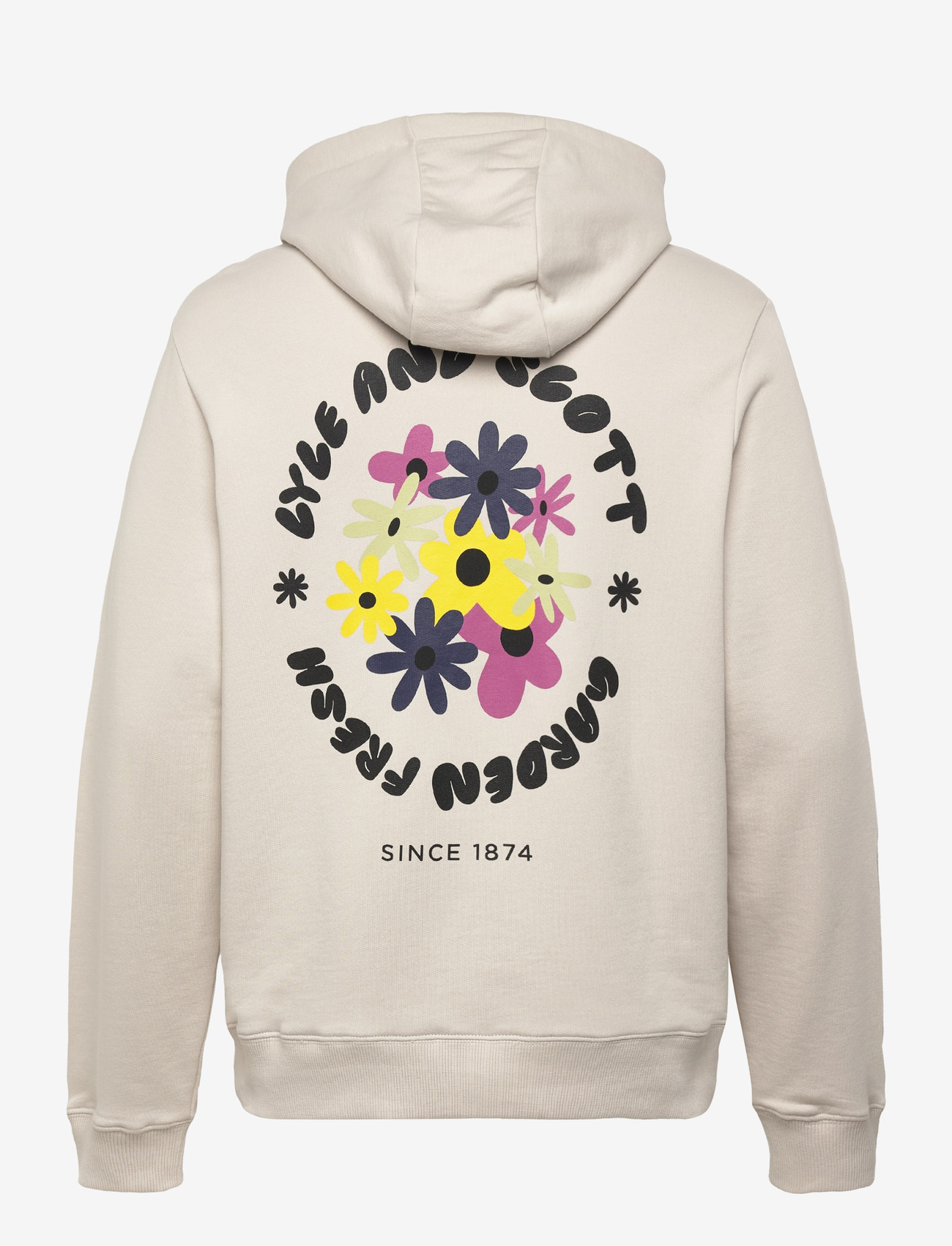 Lyle & Scott - Nature Graphic Pullover Hoodie - kapuzenpullover - putty - 2