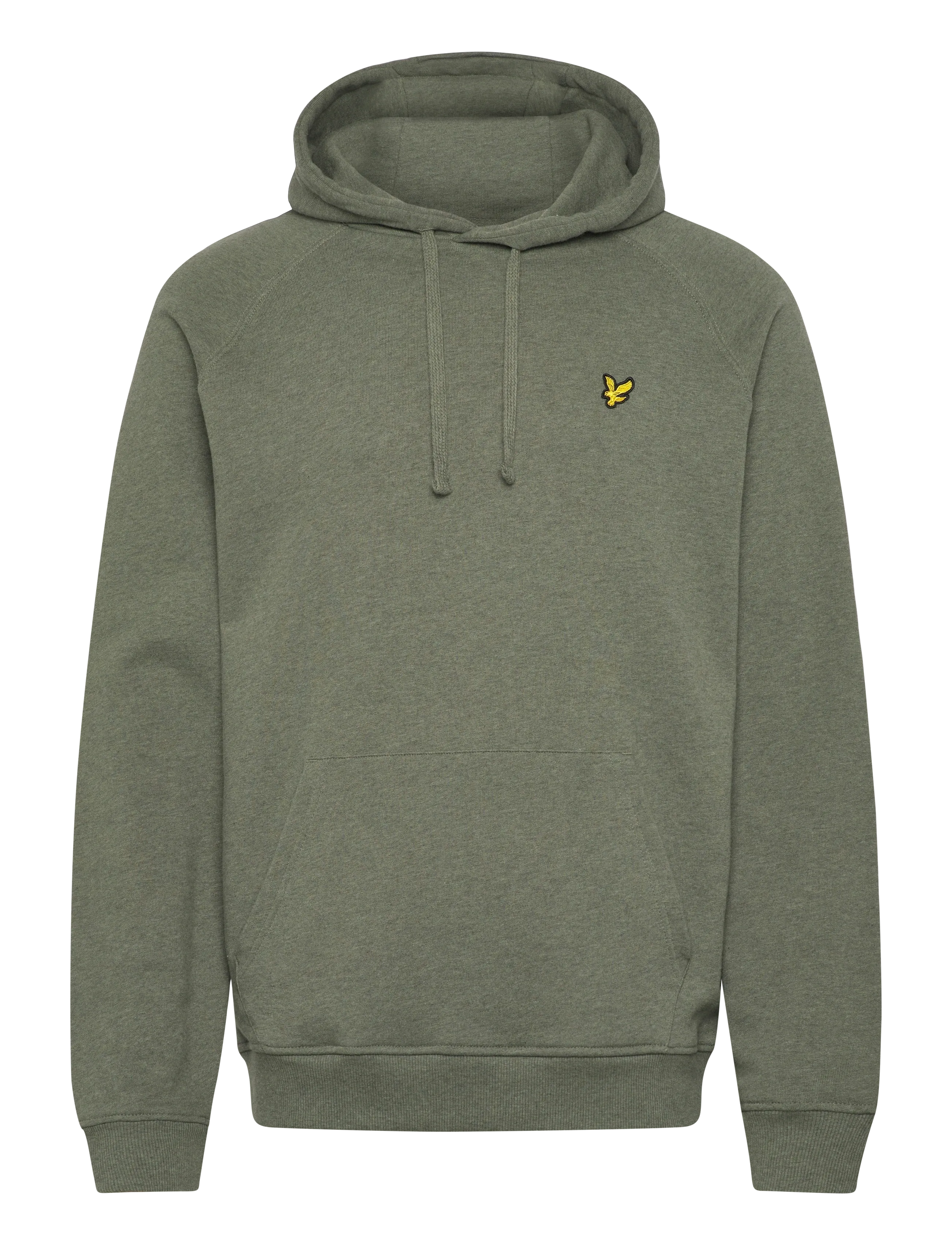 Lyle & Scott Tri Marl Raglan Hoodie - Sweatshirts & hættetrøjer - KHAKI TRI MARL / khaki/green