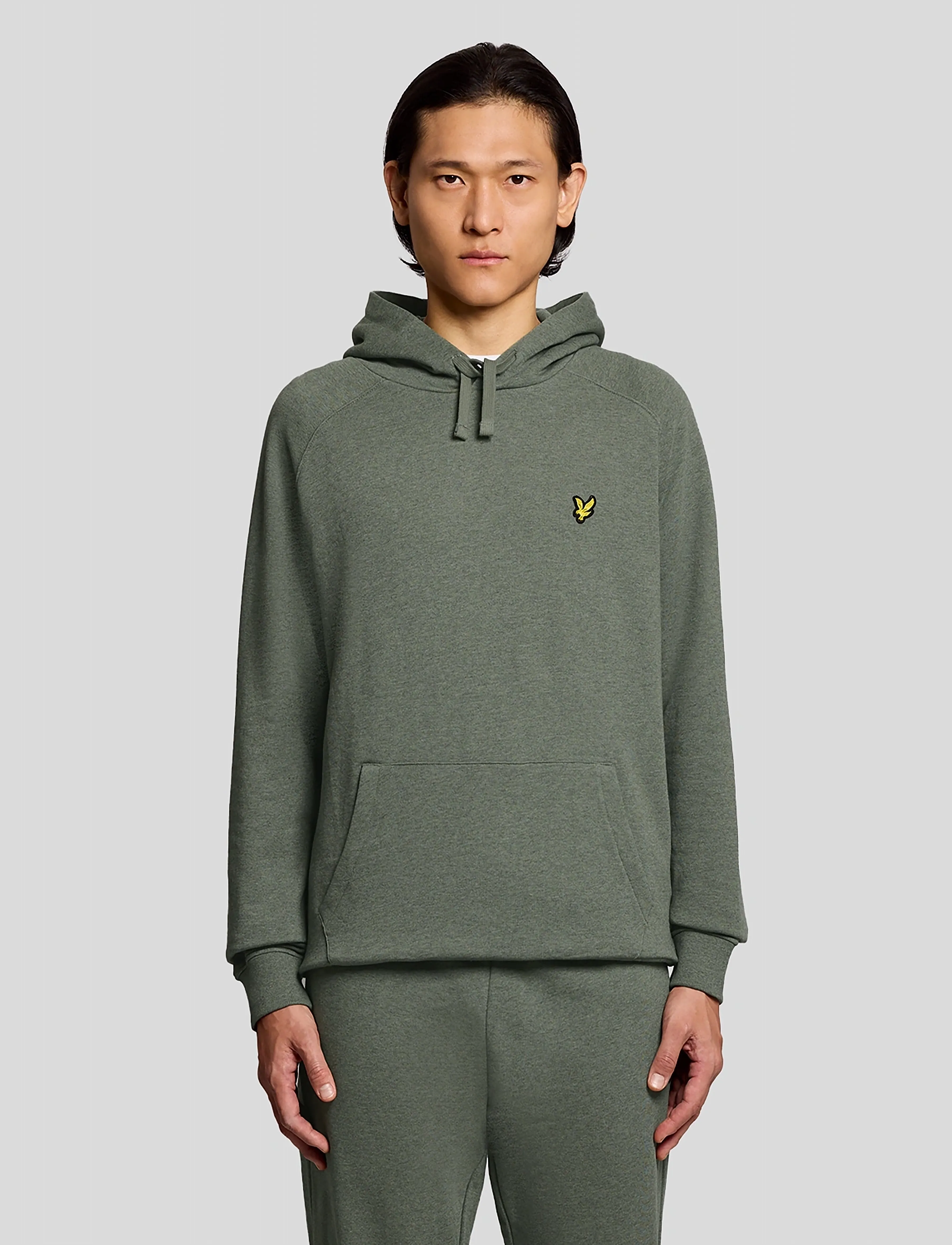 Tri Marl Raglan Hoodie