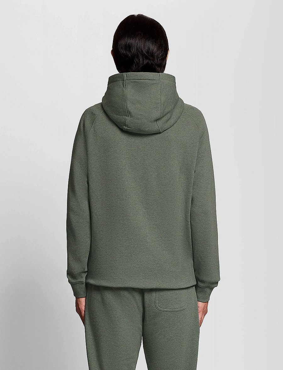 Lyle & Scott - Tri Marl Raglan Hoodie - hoodies - khaki tri marl - 3