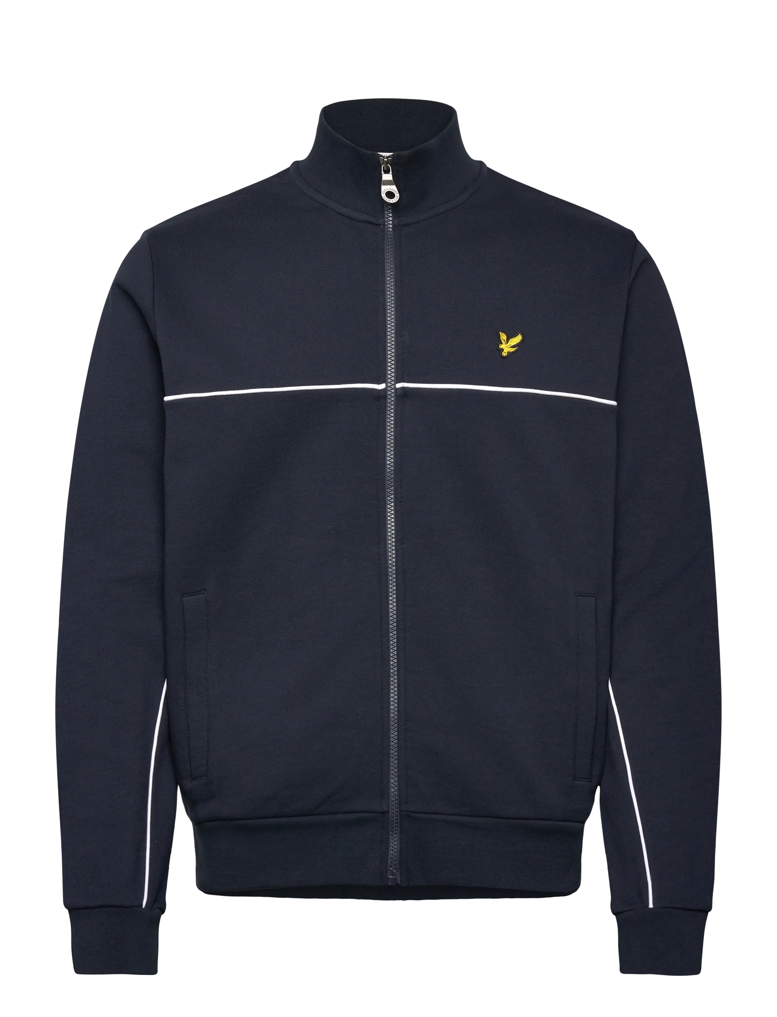 Piped Full Zip Track Top - Z271 DARK NAVY