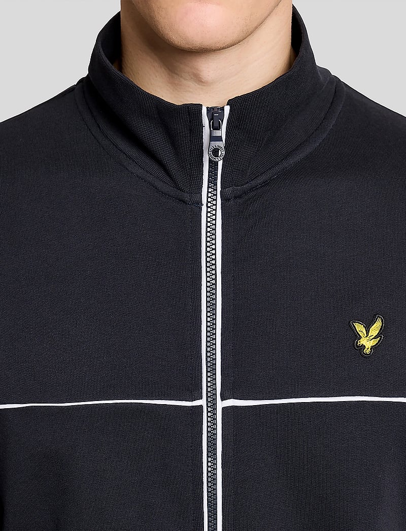 Lyle & Scott - Piped Full Zip Track Top - sport jakkar - z271 dark navy - 4