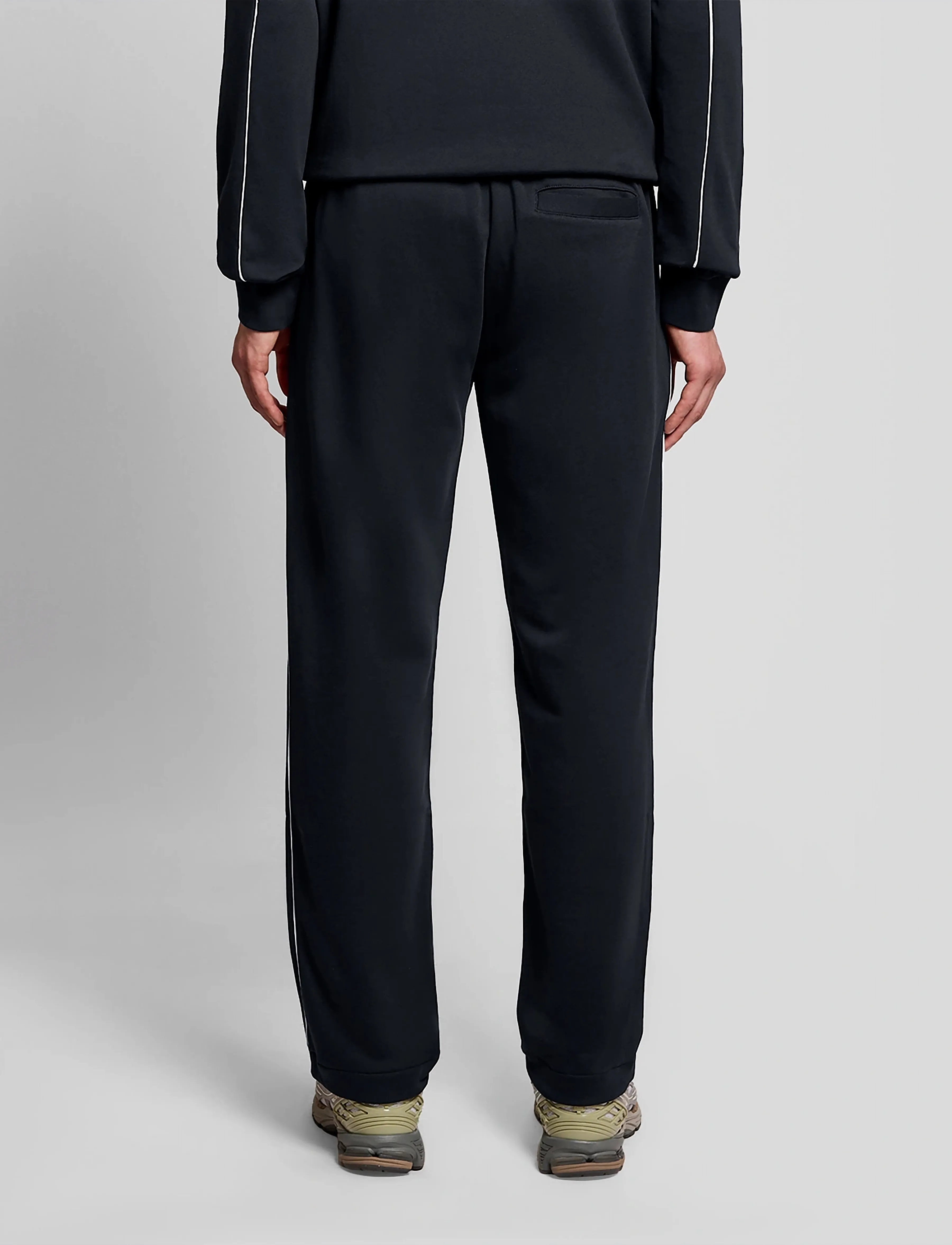 Lyle & Scott - Piped Straight Leg Track Bottoms - sweatpants - z271 dark navy - 5