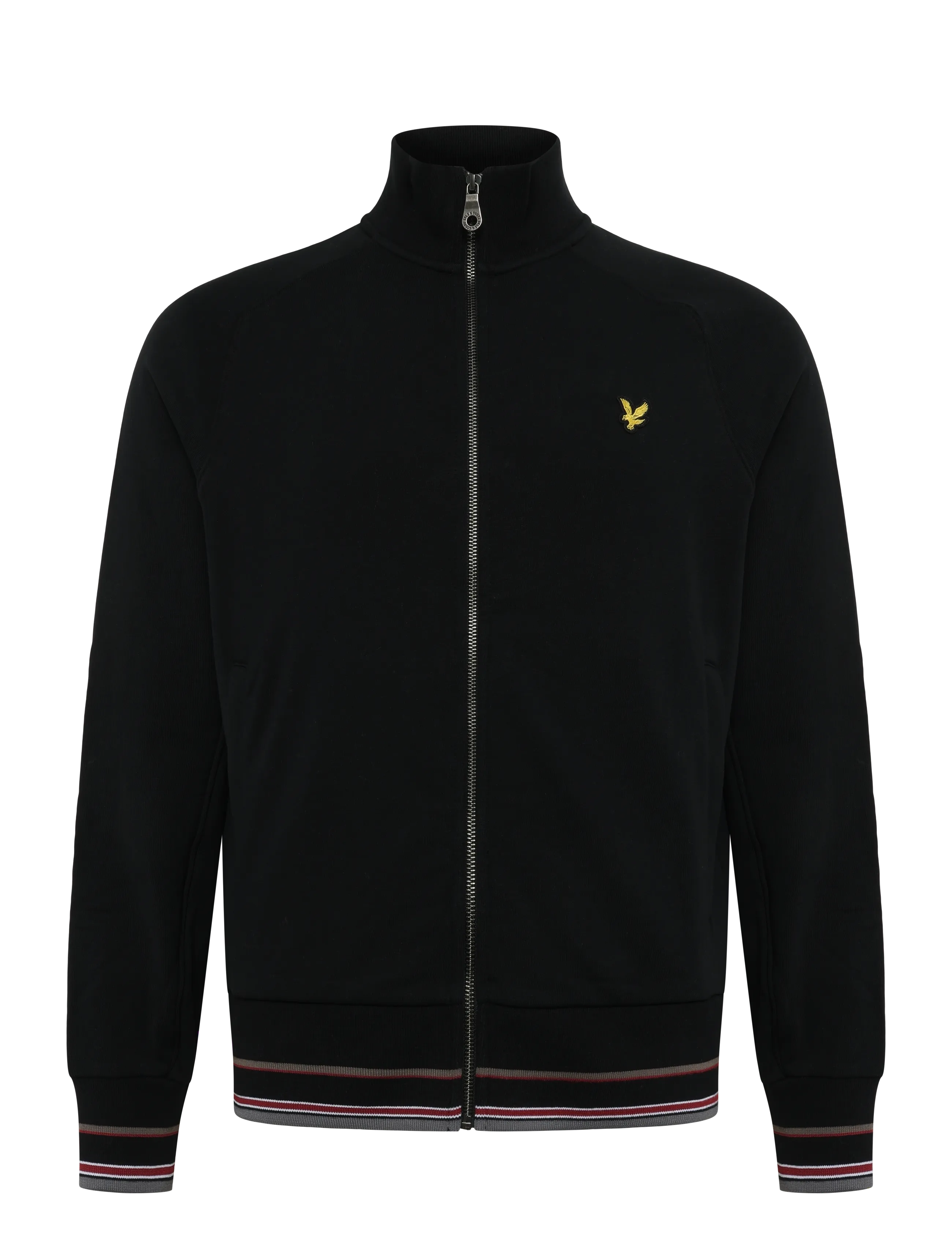 Lyle & Scott - Tipped Track Jacket - herbstjacken - jet black - 1