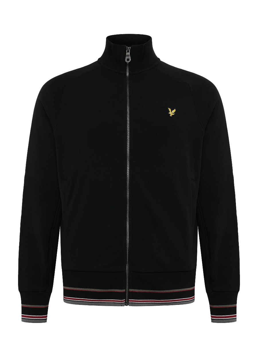 Lyle & Scott - Tipped Track Jacket - herbstjacken - jet black - 1