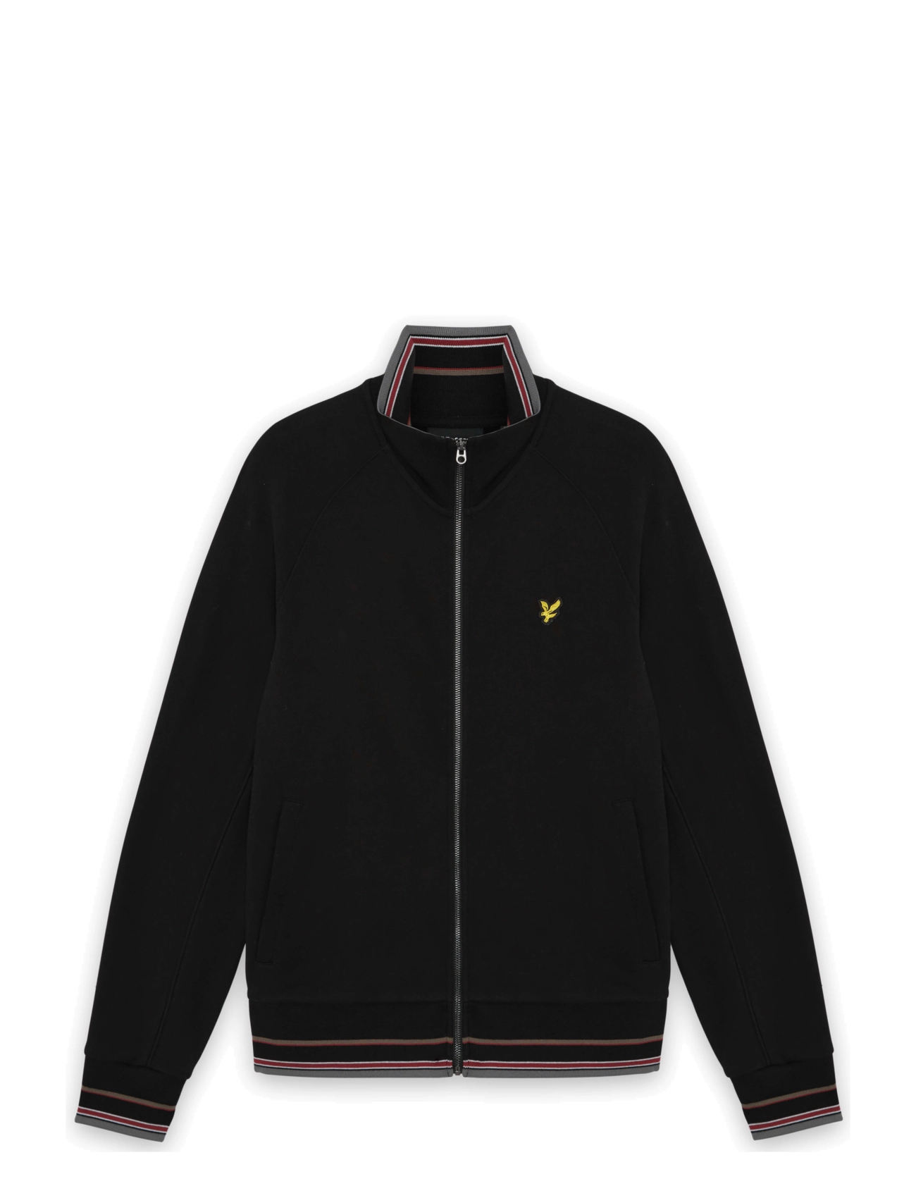 Lyle & Scott Tipped Track Jacket - Tøj - JET BLACK / black