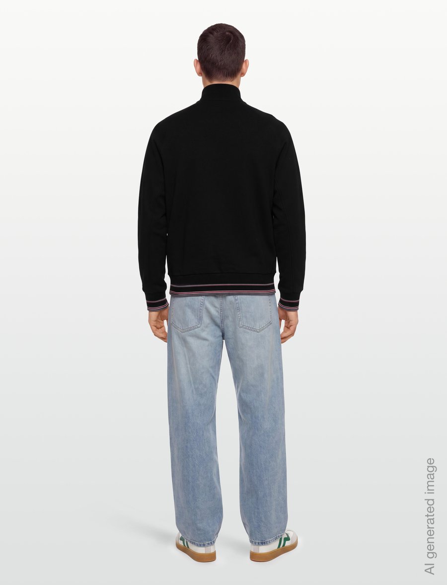 Lyle & Scott - Tipped Track Jacket - herbstjacken - jet black - 4
