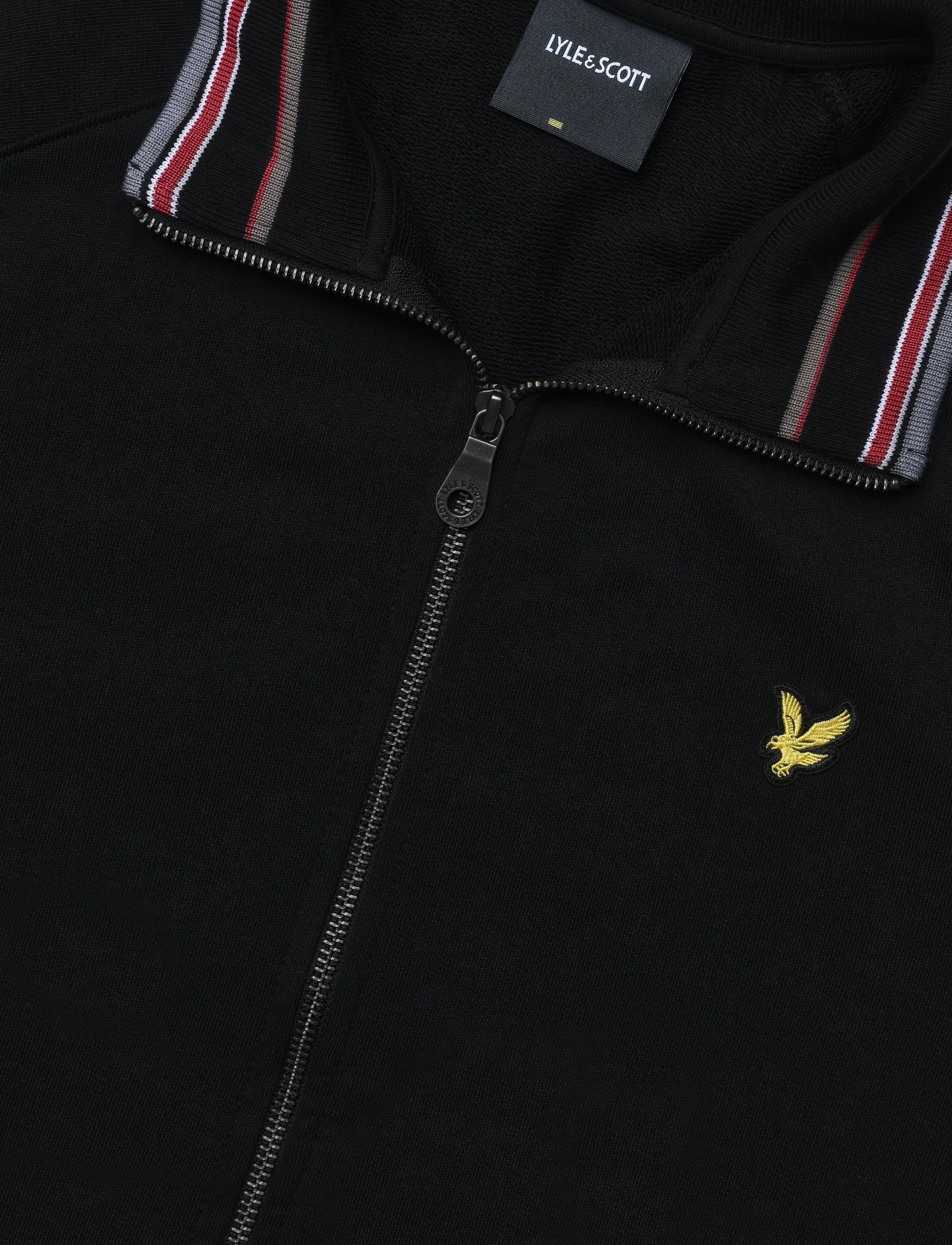 Lyle & Scott - Tipped Track Jacket - herbstjacken - jet black - 5