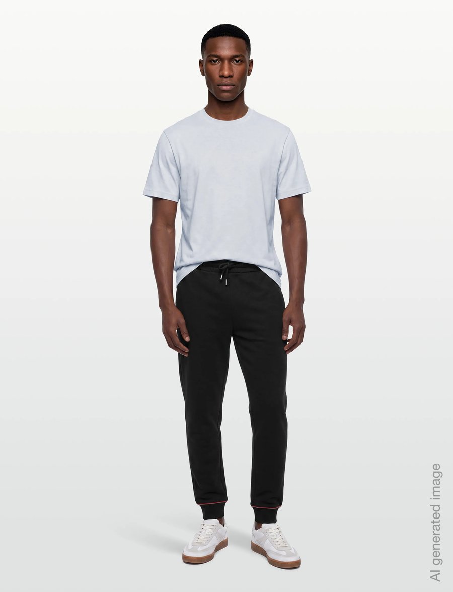 Lyle & Scott - Tipped Trackpant - dressipüksid - jet black - 0