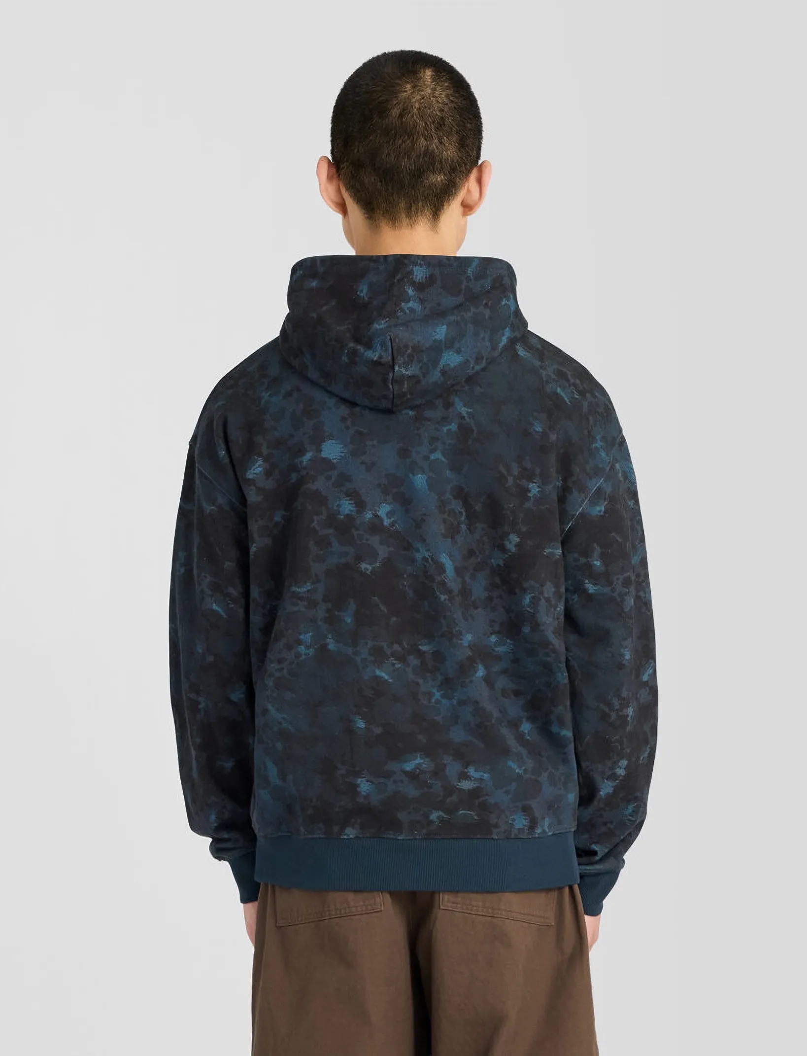 Lyle & Scott - Digital Animal Print Pullover Hoodie - dark navy - 3