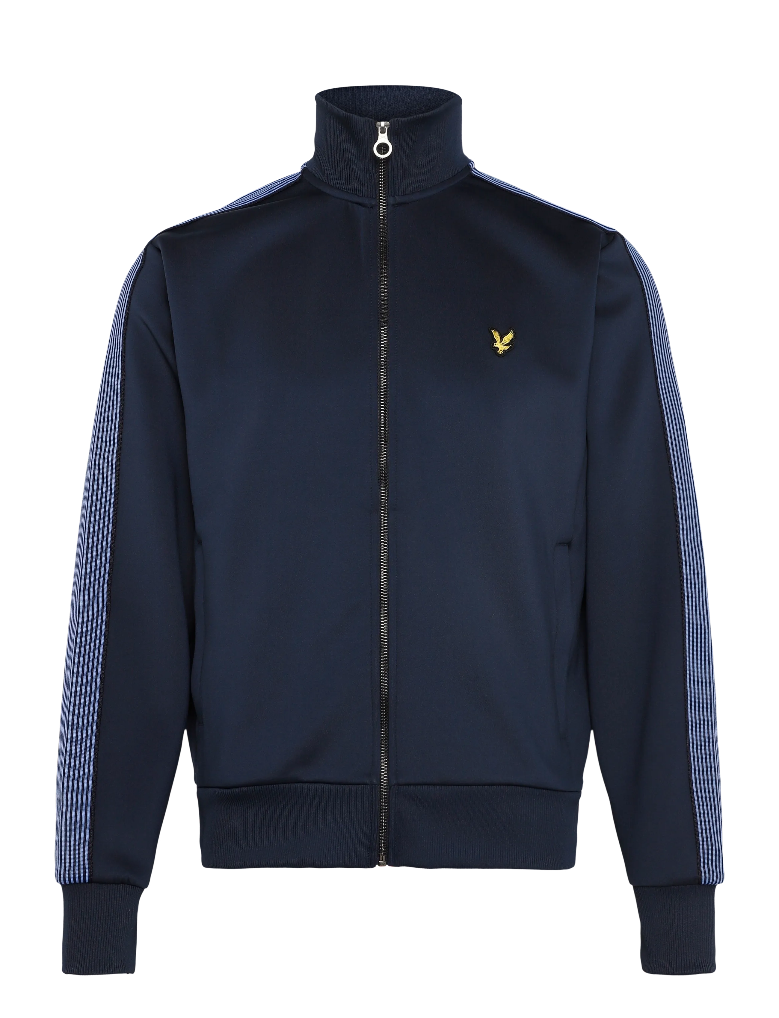 Lyle & Scott Striped Taped Track Jacket - Sweatshirts - DARK NAVY / navy