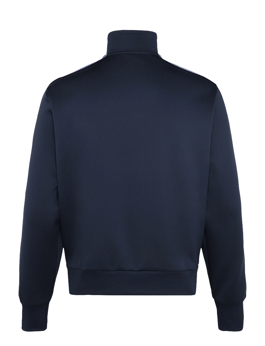 Lyle & Scott - Striped Taped Track Jacket - sweatshirts - dark navy - 1