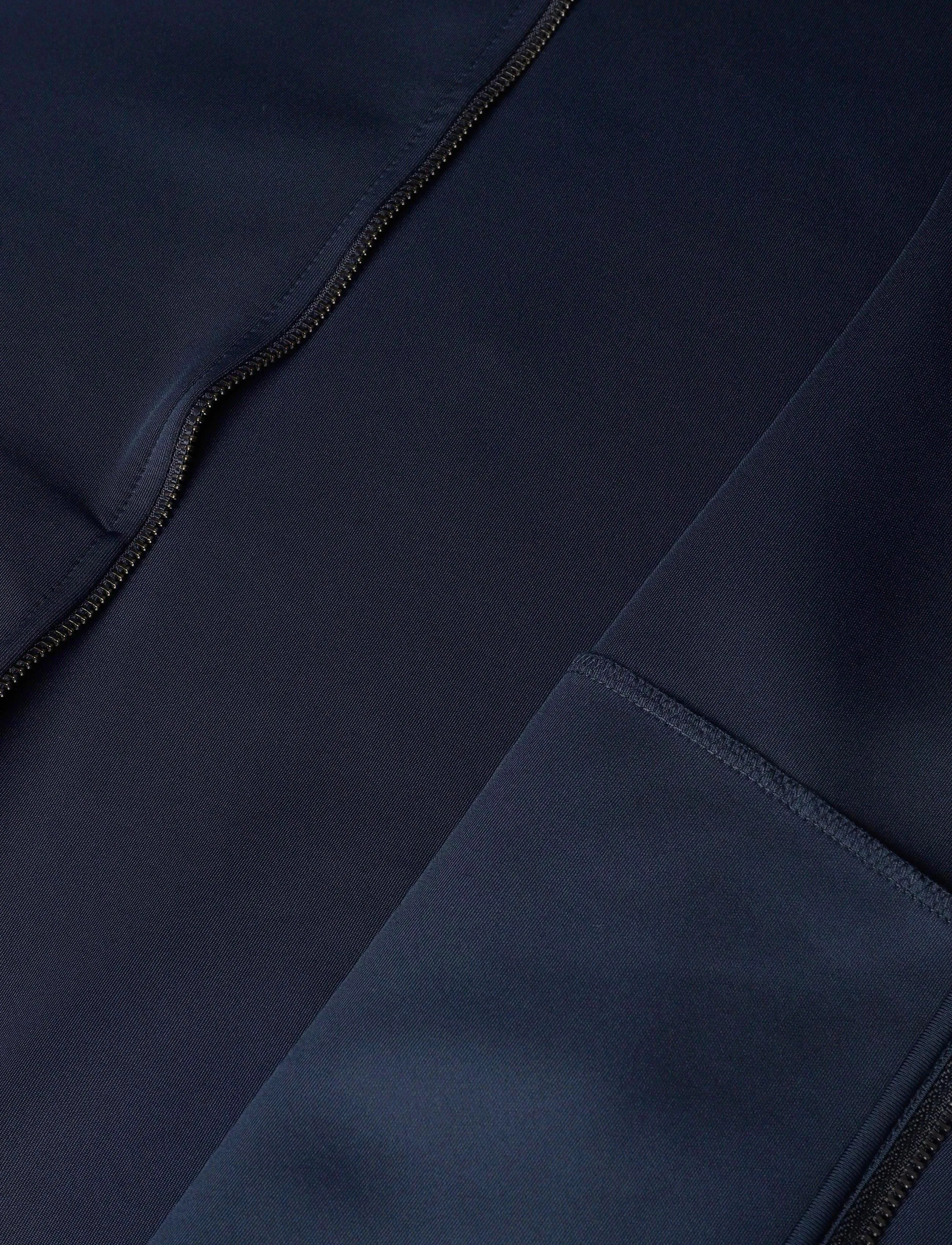 Lyle & Scott - Striped Taped Track Jacket - sweatshirts - dark navy - 4