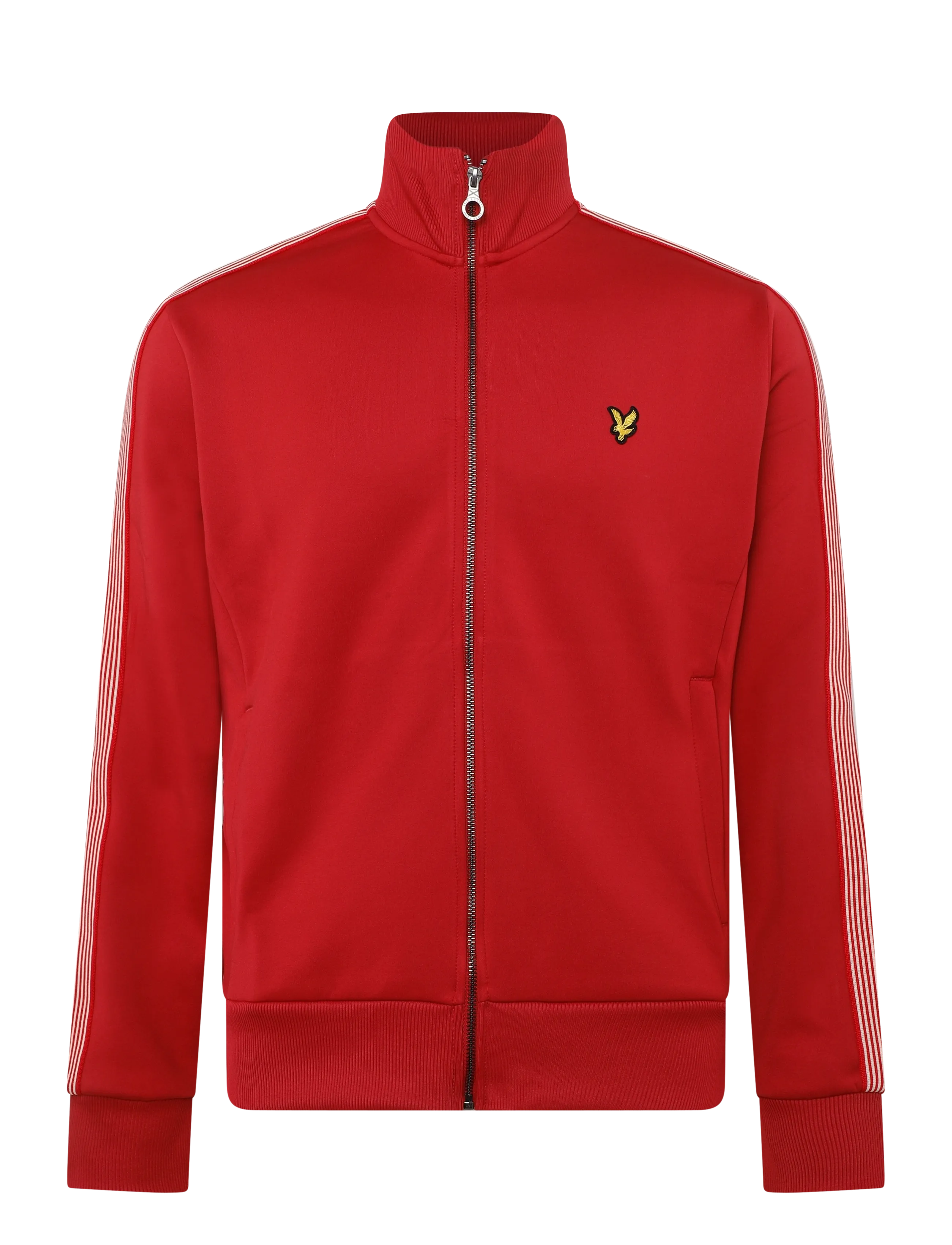 Lyle & Scott Striped Taped Track Jacket - Üleriided - GARNET / red