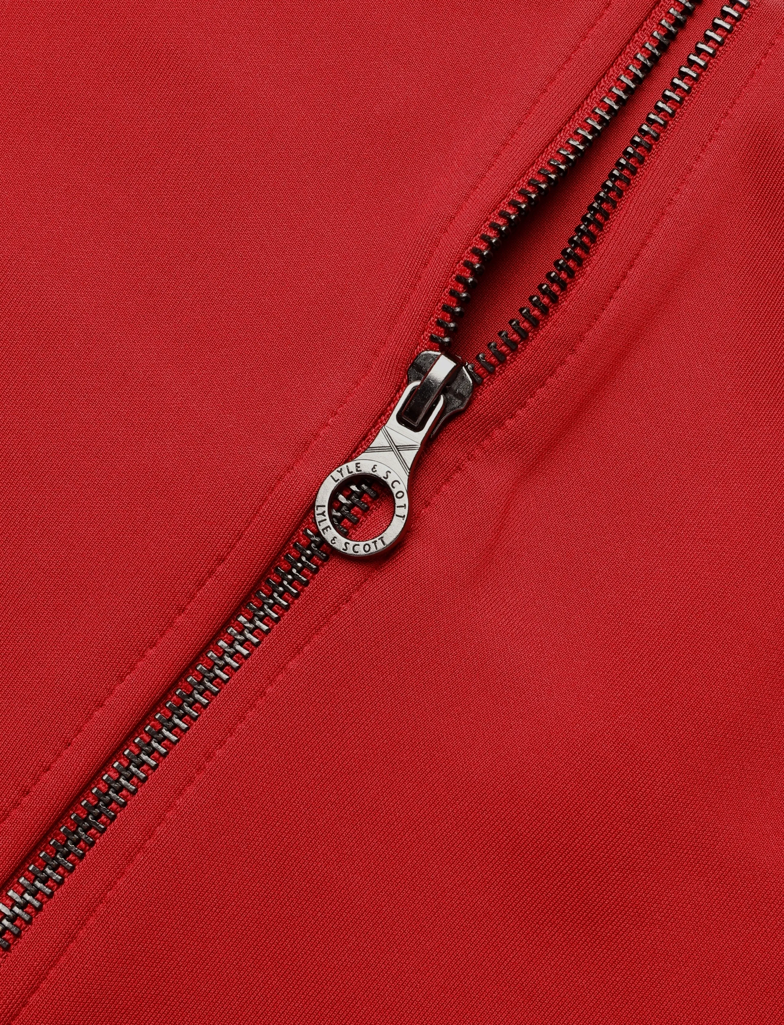 Lyle & Scott - Striped Taped Track Jacket - sügisjoped - garnet - 3