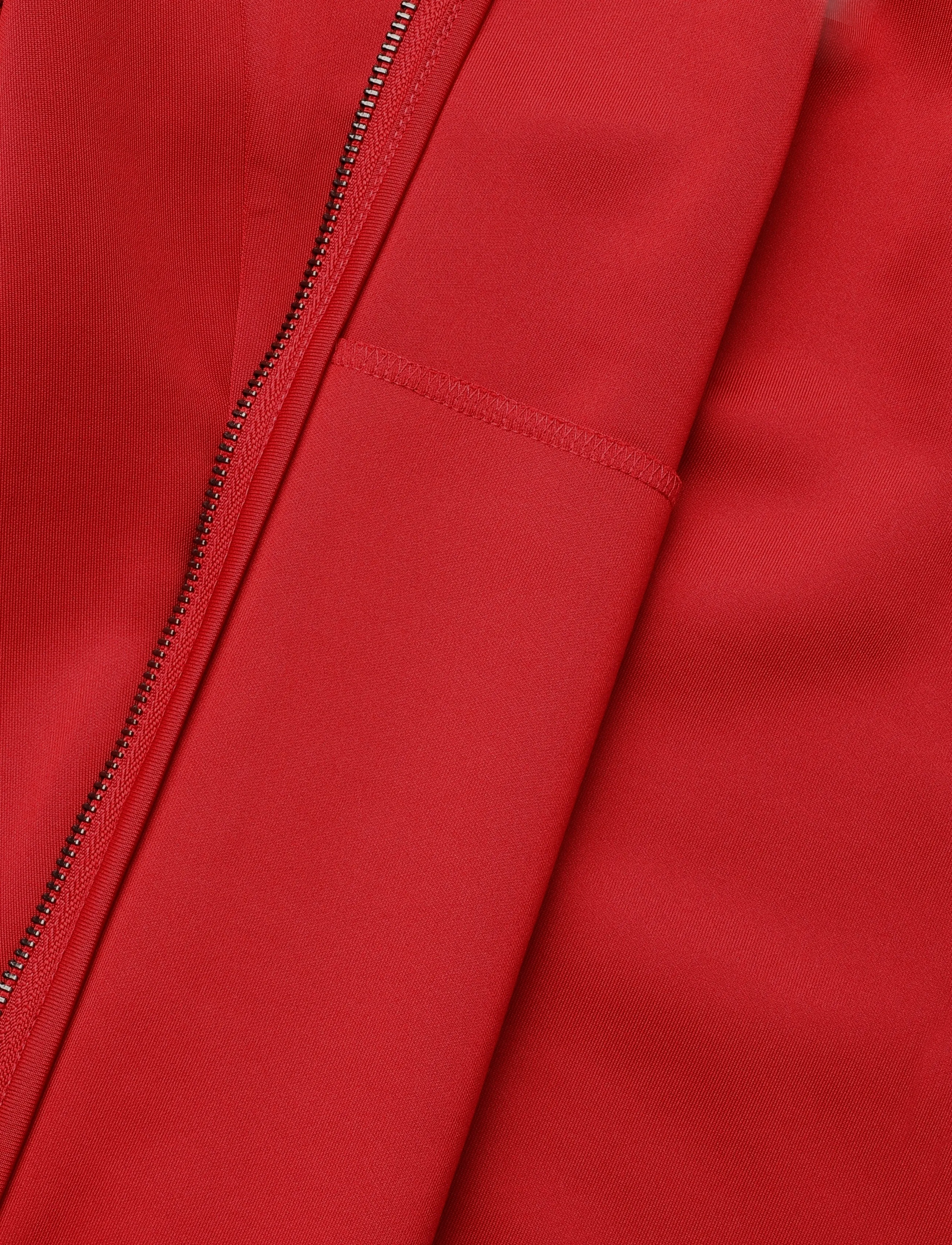 Lyle & Scott - Striped Taped Track Jacket - sügisjoped - garnet - 4