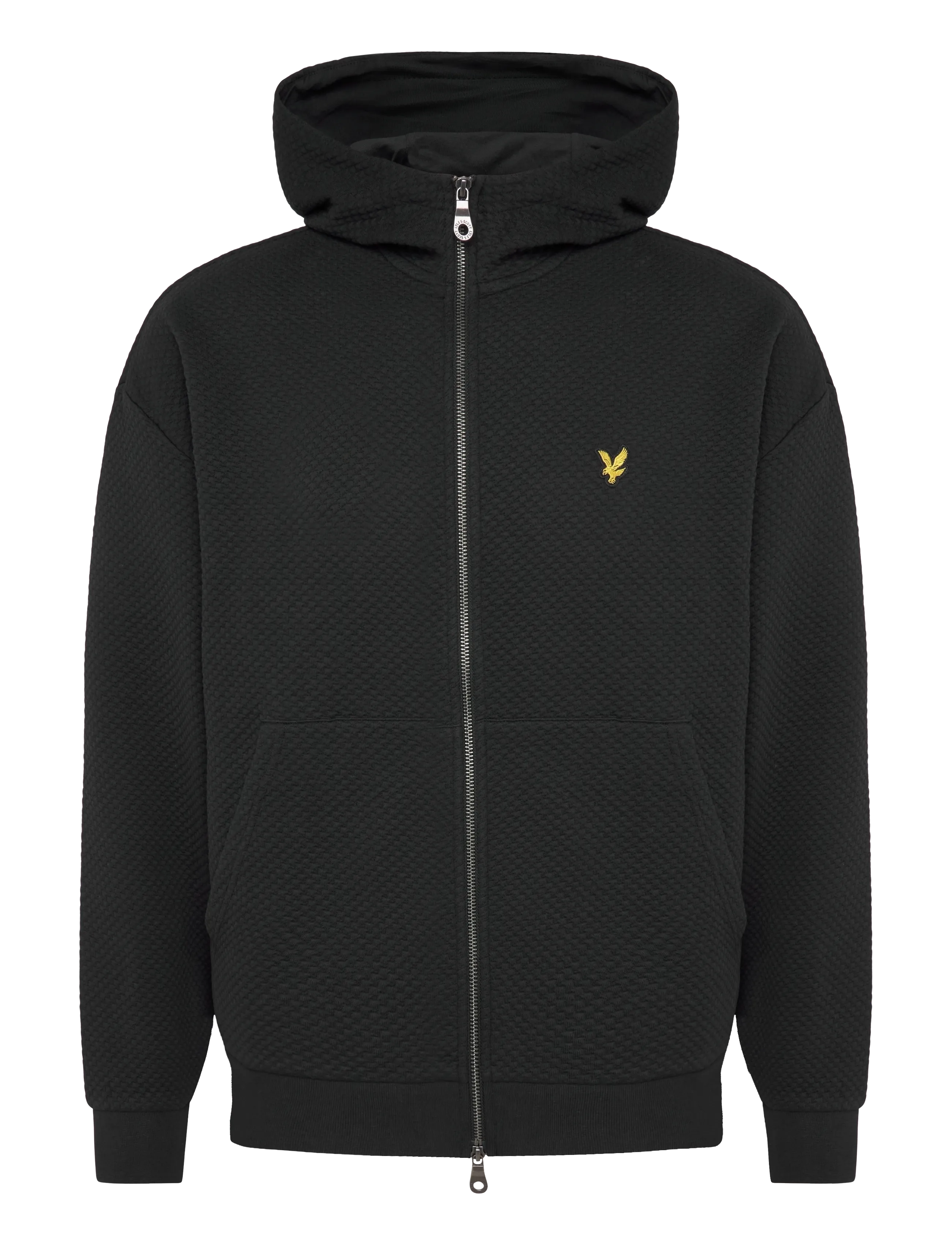Lyle & Scott - Quilted Zip Through Hoodie - kapuzenpullover - jet black - 1