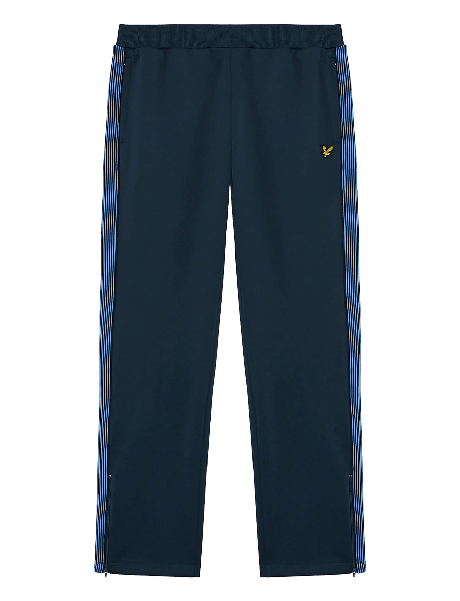 Lyle & Scott - Striped Taped Trackpant - sweatpants - dark navy - 1