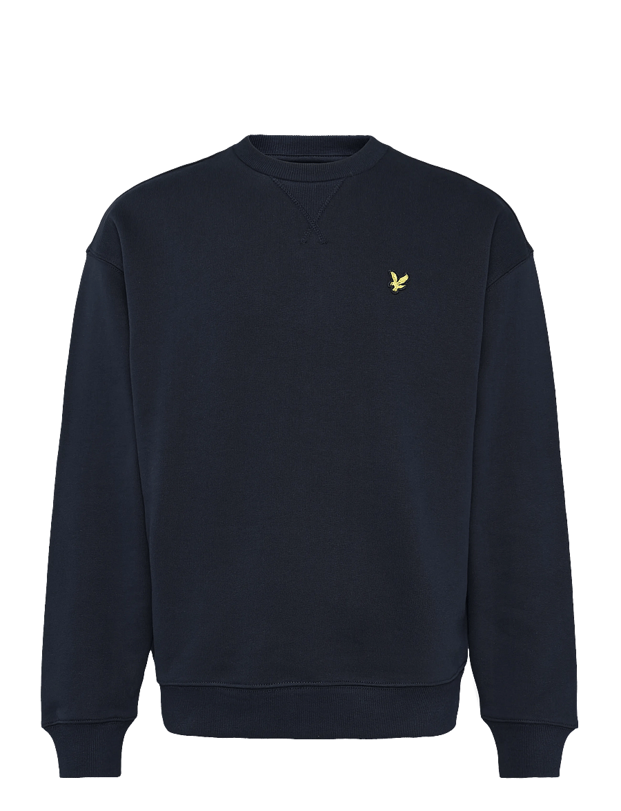 Lyle & Scott - Heavyweight Loopback Crewneck Sweatshirt - dressipluusid - dark navy - 1