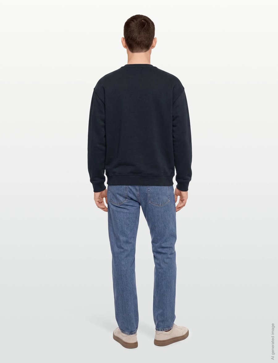 Lyle & Scott - Heavyweight Loopback Crewneck Sweatshirt - dressipluusid - dark navy - 4