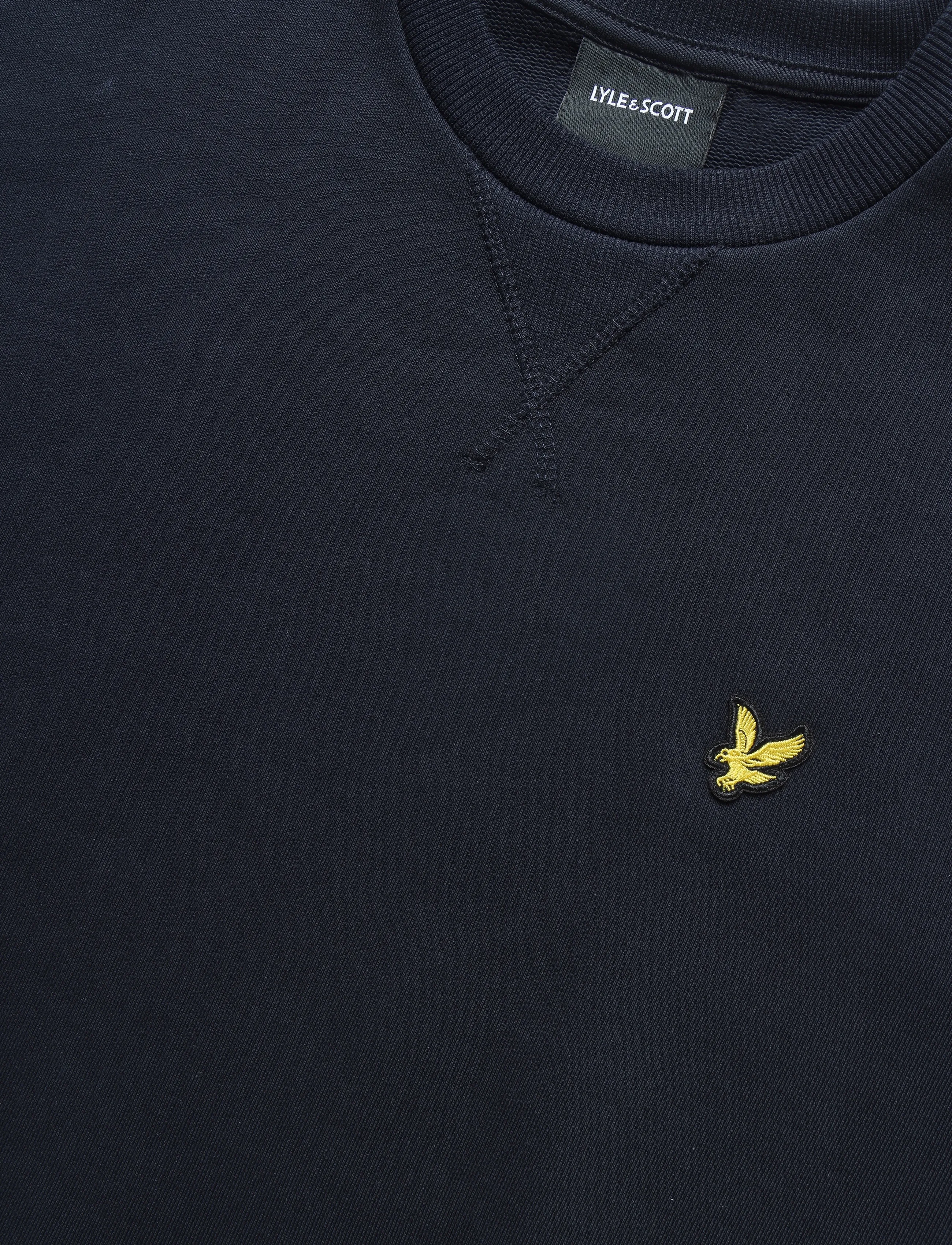 Lyle & Scott - Heavyweight Loopback Crewneck Sweatshirt - dressipluusid - dark navy - 5