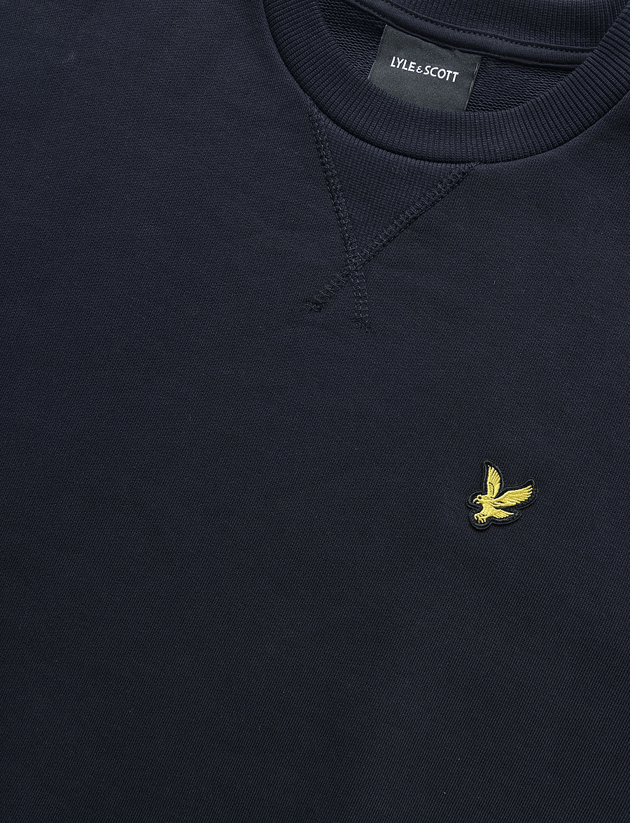 Lyle & Scott - Heavyweight Loopback Crewneck Sweatshirt - dressipluusid - dark navy - 5