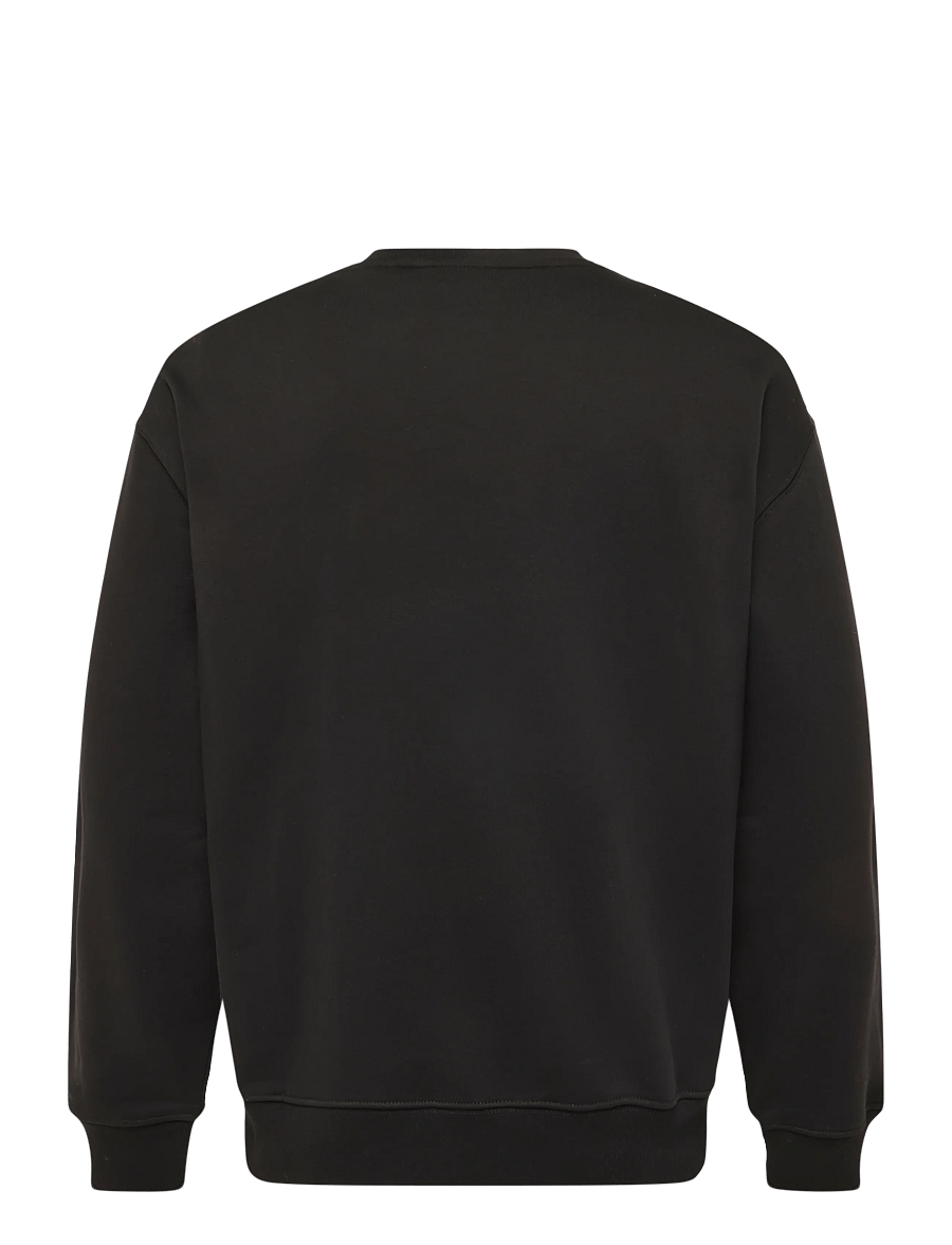 Lyle & Scott - Heavyweight Loopback Crewneck Sweatshirt - sweatshirts - jet black - 1