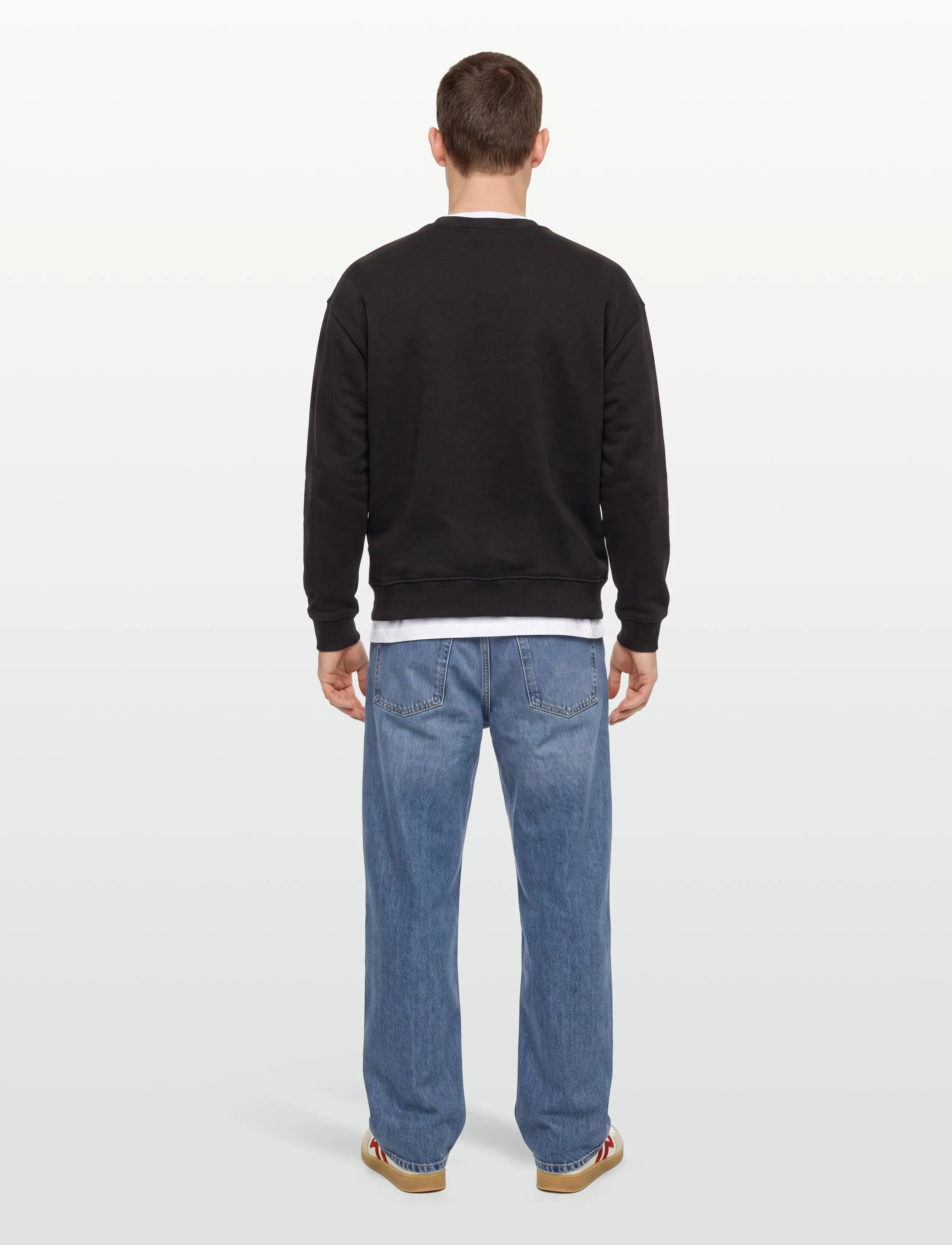 Lyle & Scott - Heavyweight Loopback Crewneck Sweatshirt - sweatshirts - jet black - 4