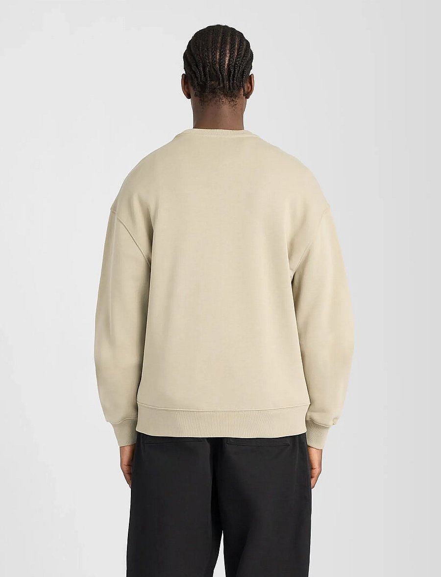 Lyle & Scott - Heavyweight Loopback Crewneck Sweatshirt - sweatshirts - khaki smoke - 3