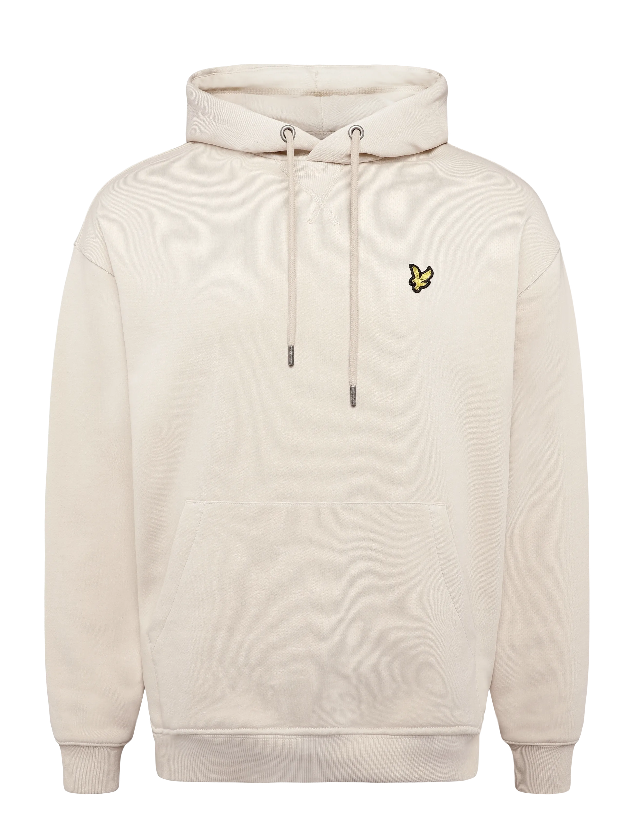 Lyle & Scott Heavyweight Loopback Pullover Hoodie - Streetstyle - COVE / cream