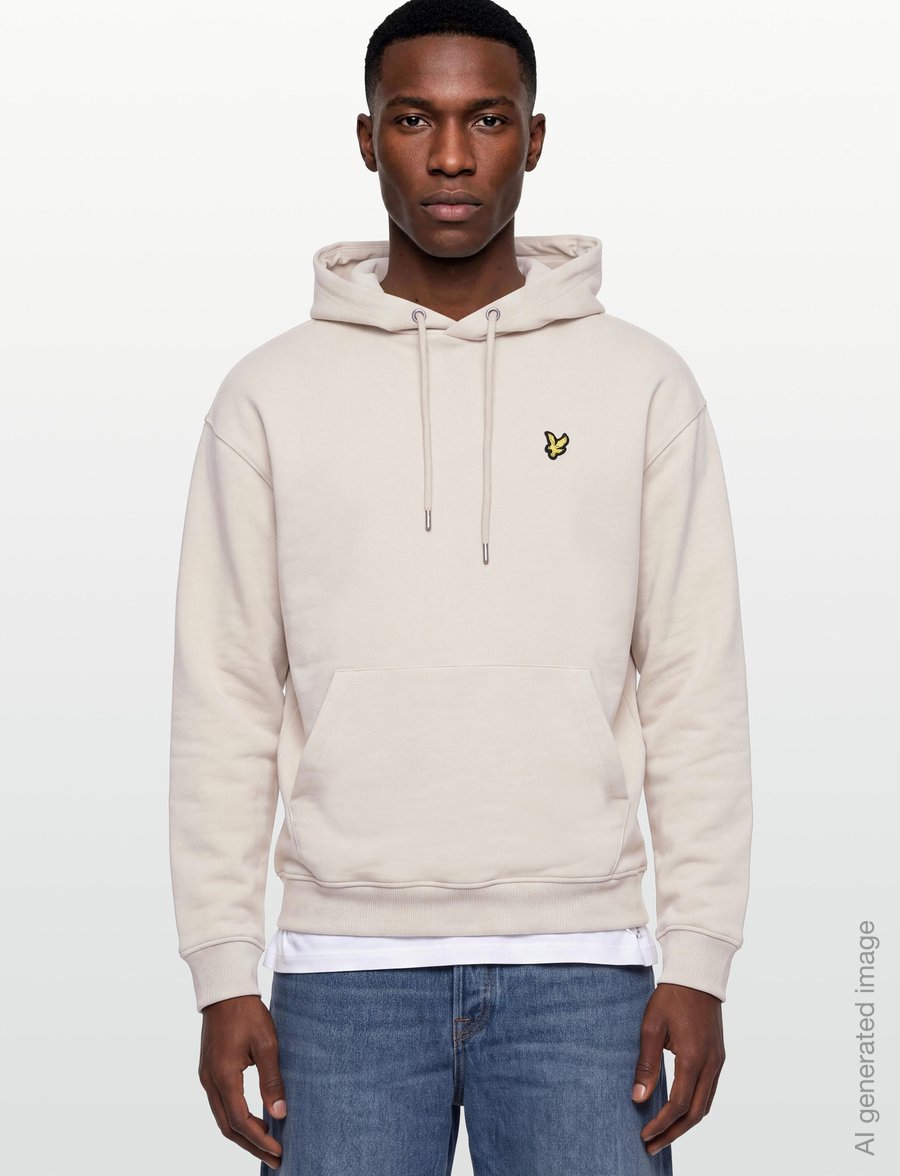 Lyle & Scott - Heavyweight Loopback Pullover Hoodie - kapuzenpullover - cove - 3